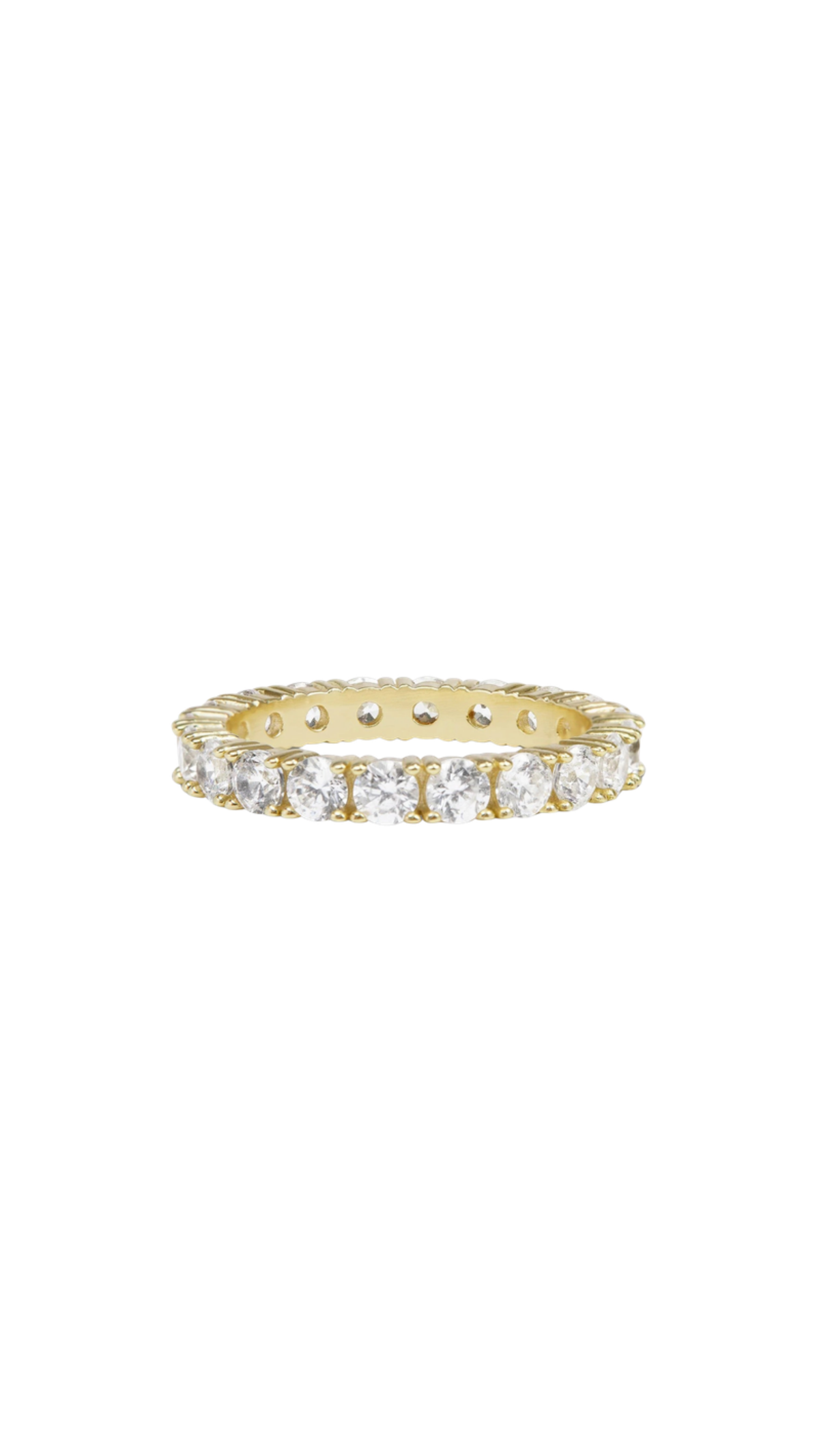Heiress Ring 3mm, full view on white