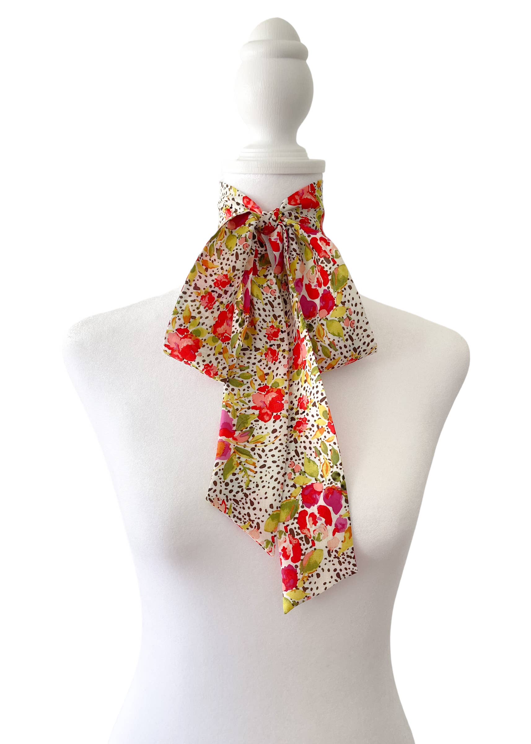Spotted Garden Bow Scarf | Classic - The BLVD