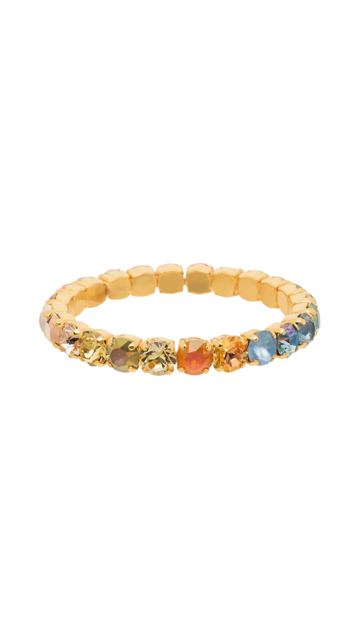 Oakland Stretch Bracelet In Fairy Dust Mix, full view on white