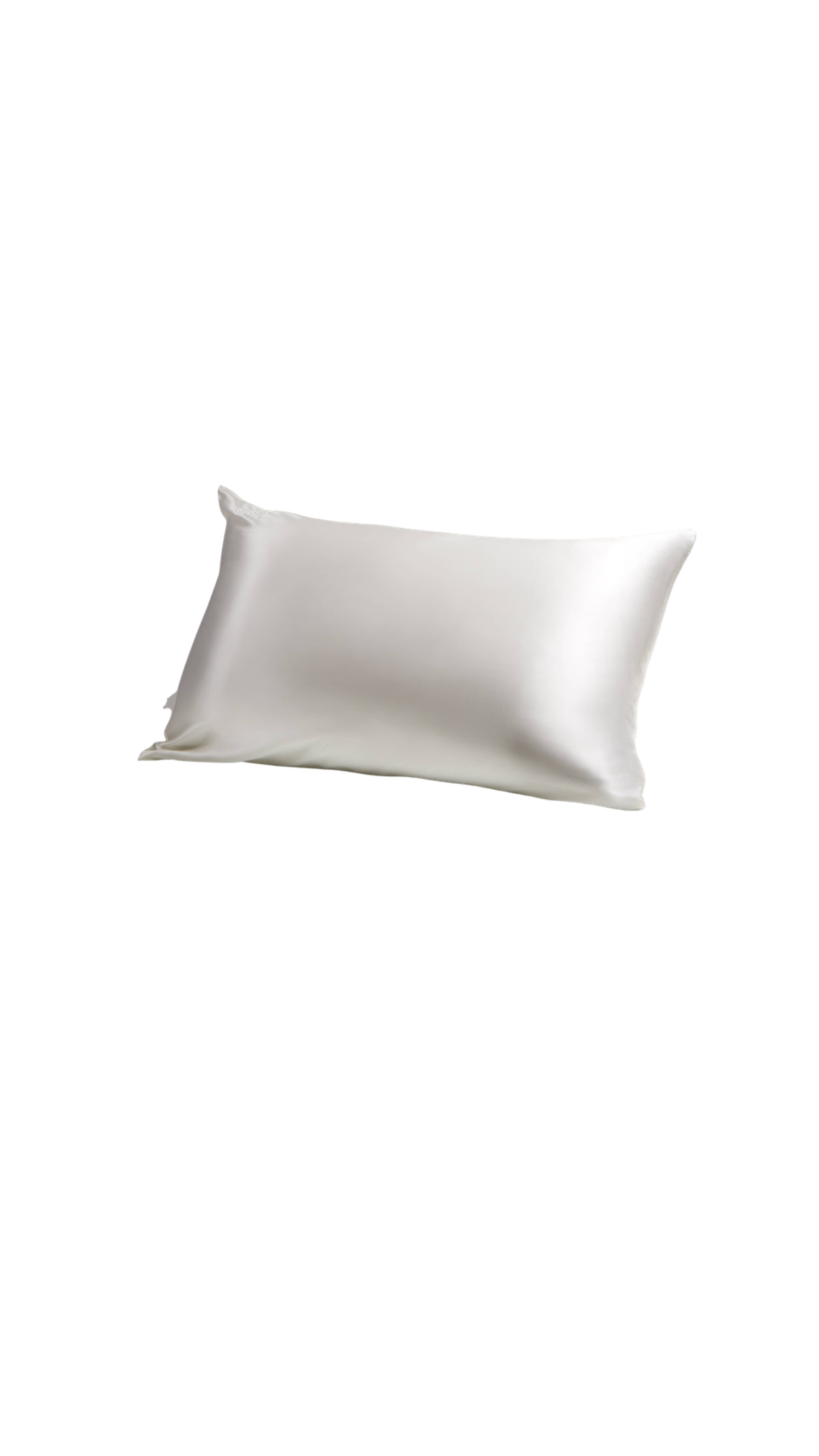 Pillowcase - White - King, full view on white