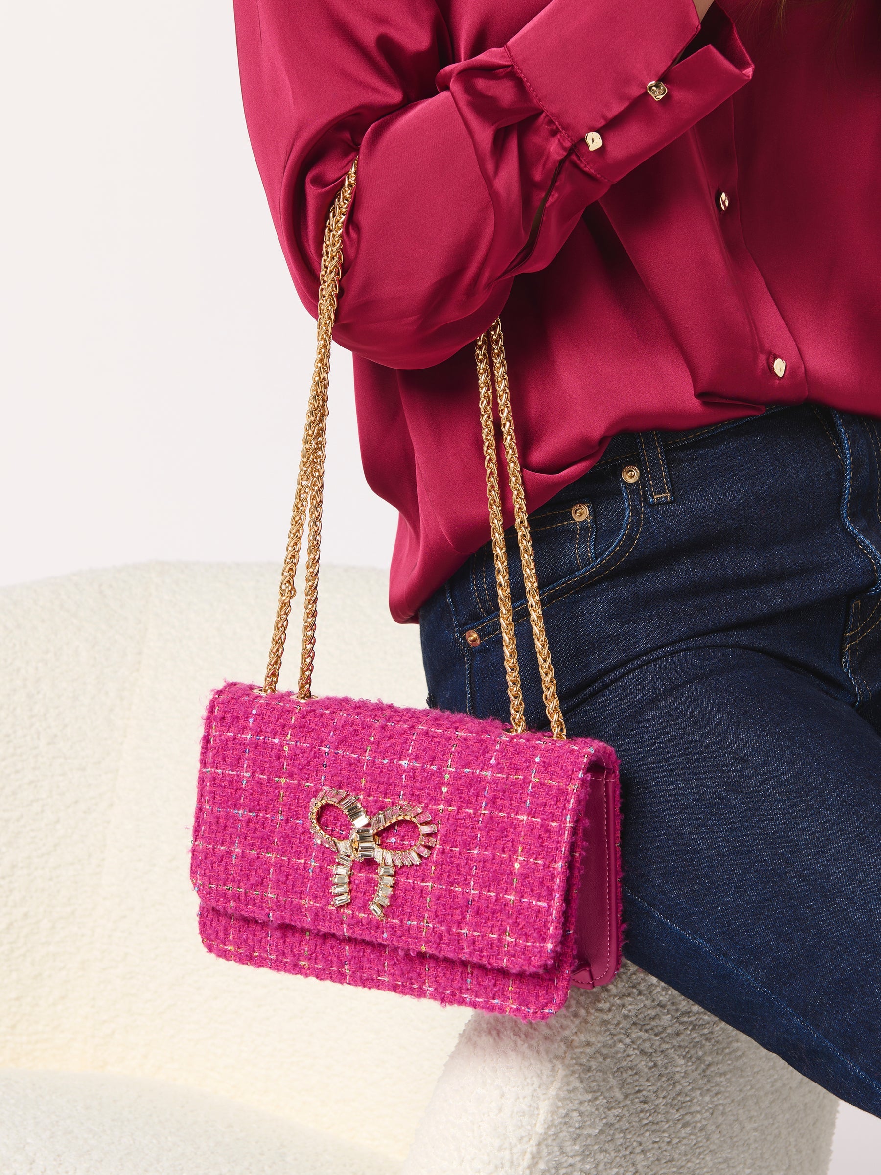 Roa Shoulder Bag/Magenta