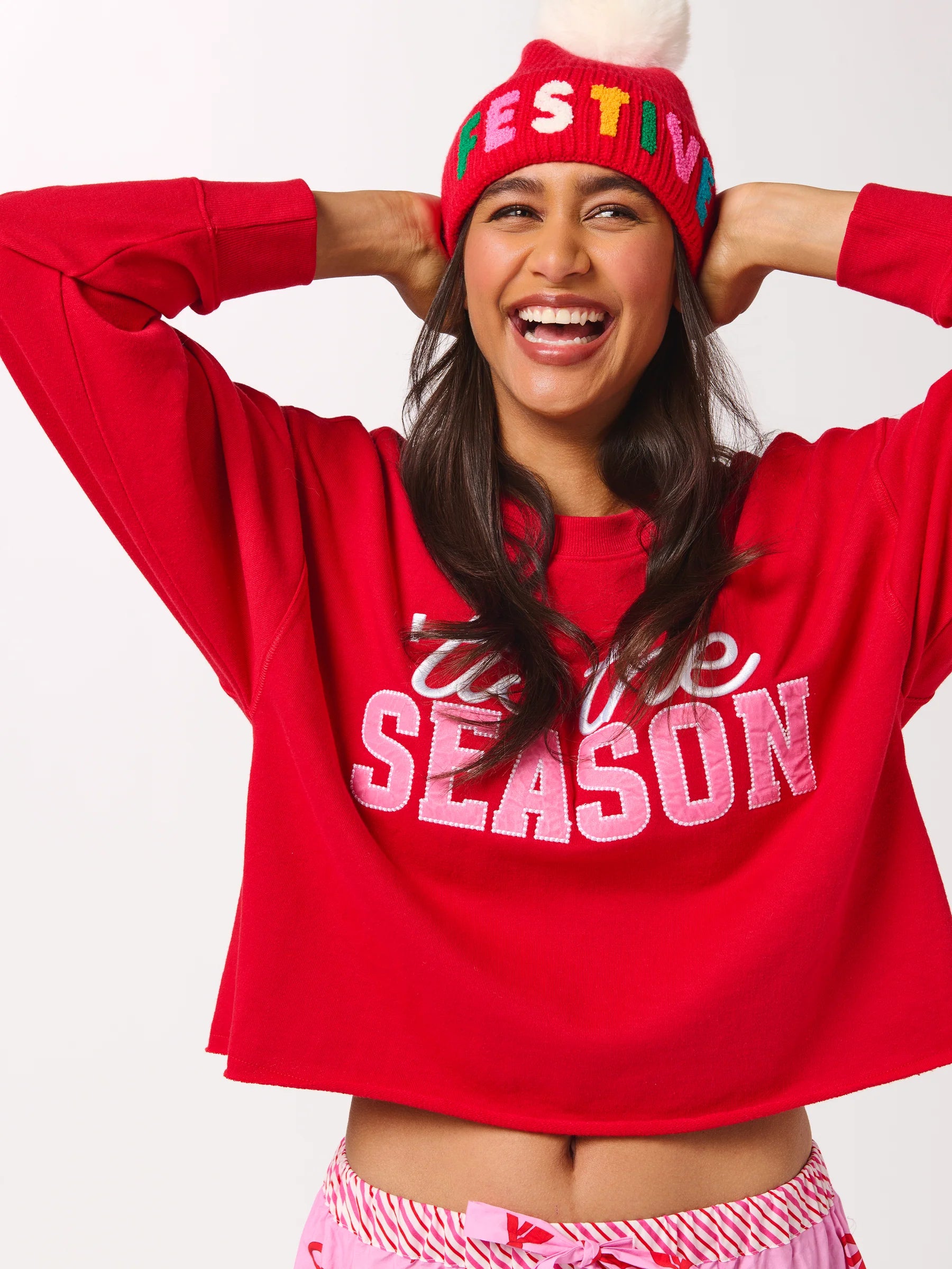 TIS THE SEASON Sweatshirt/Red