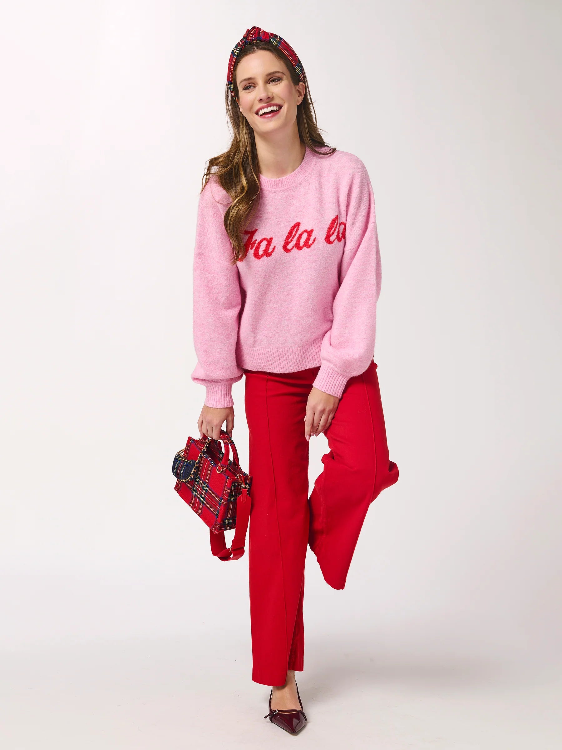 FA LA LA Sweater/Blush