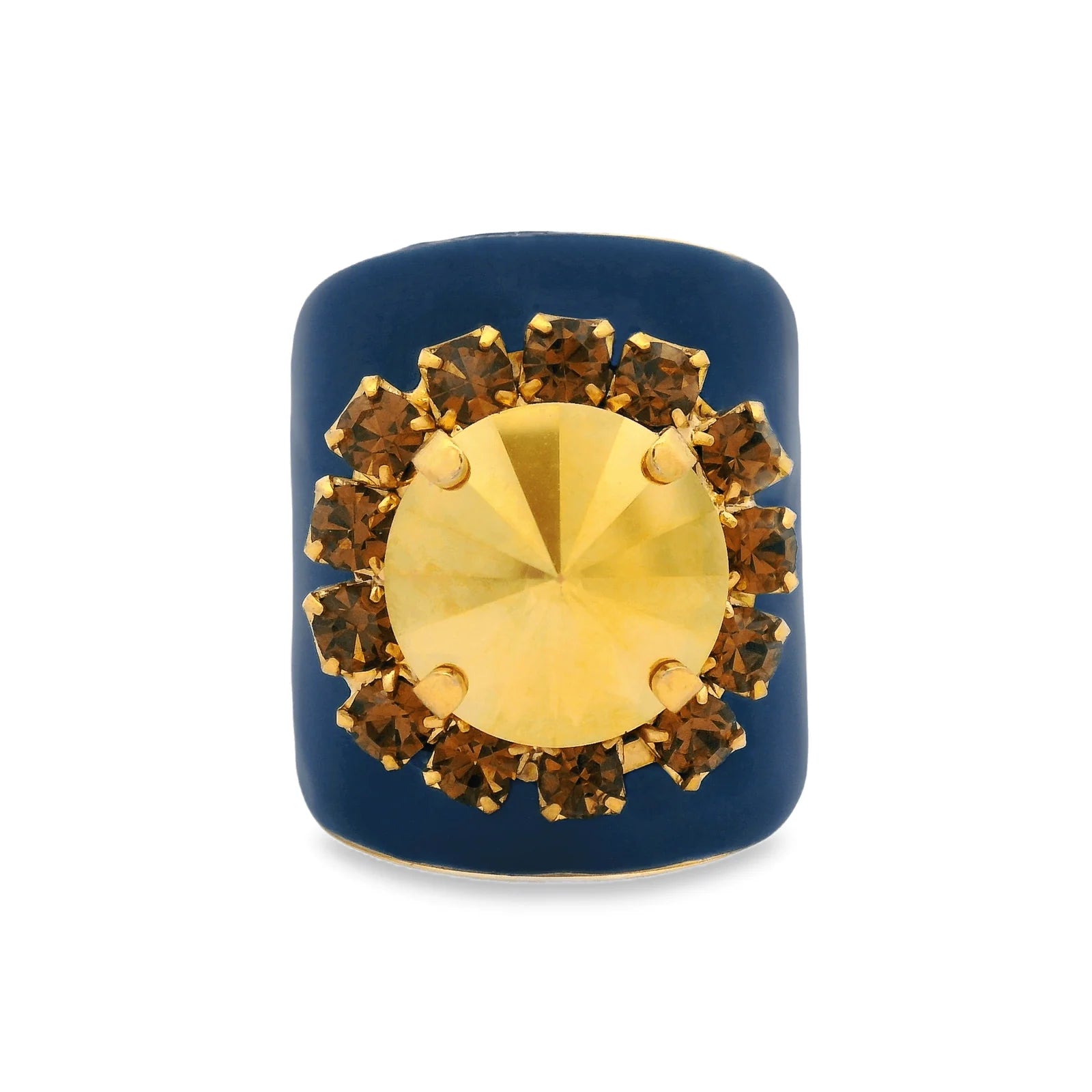 Jacci ring in enamel midnight express -navy - The BLVD