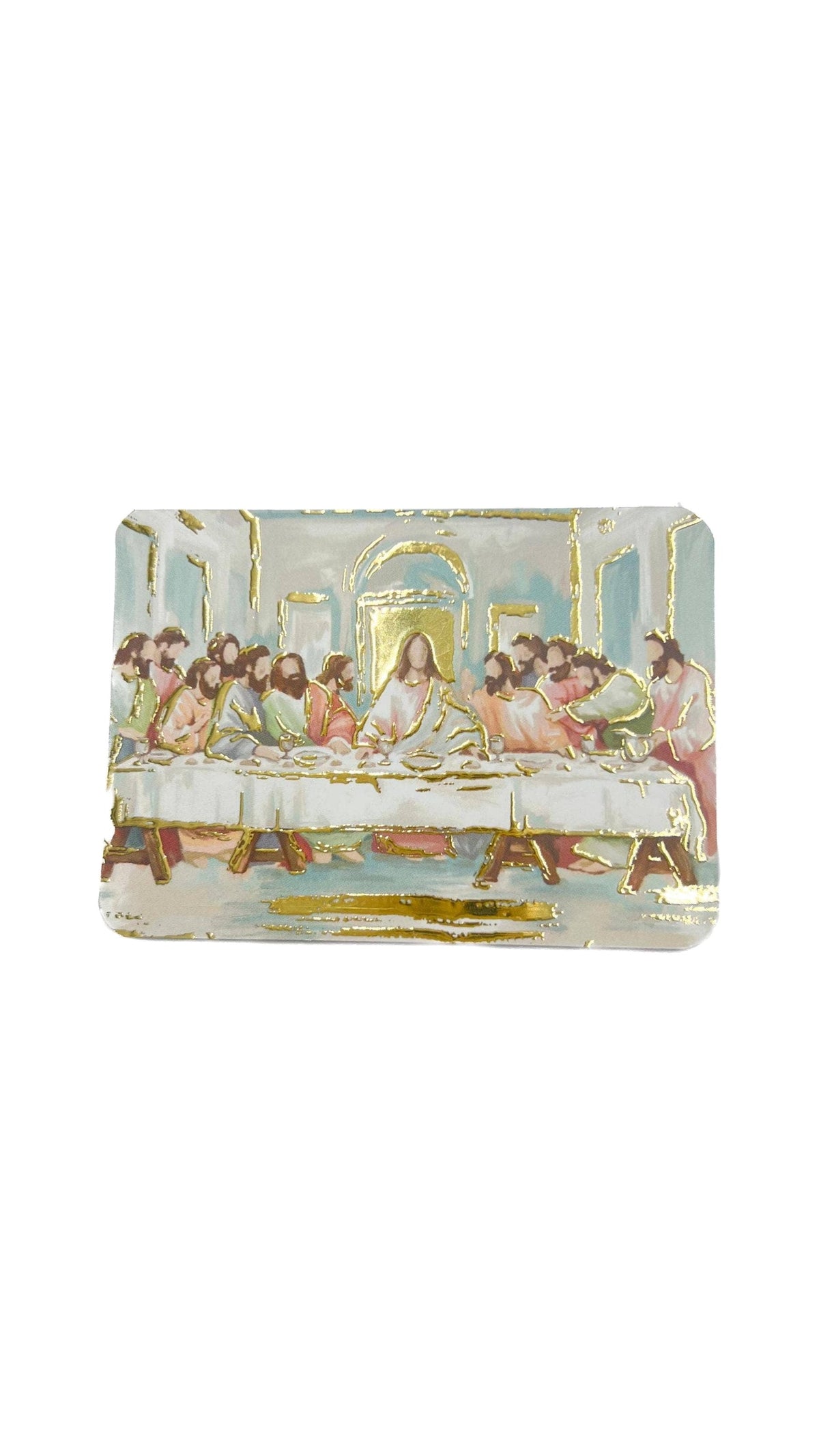 Gold Foil Lord's Supper Refrigerator Magnet - The BLVD