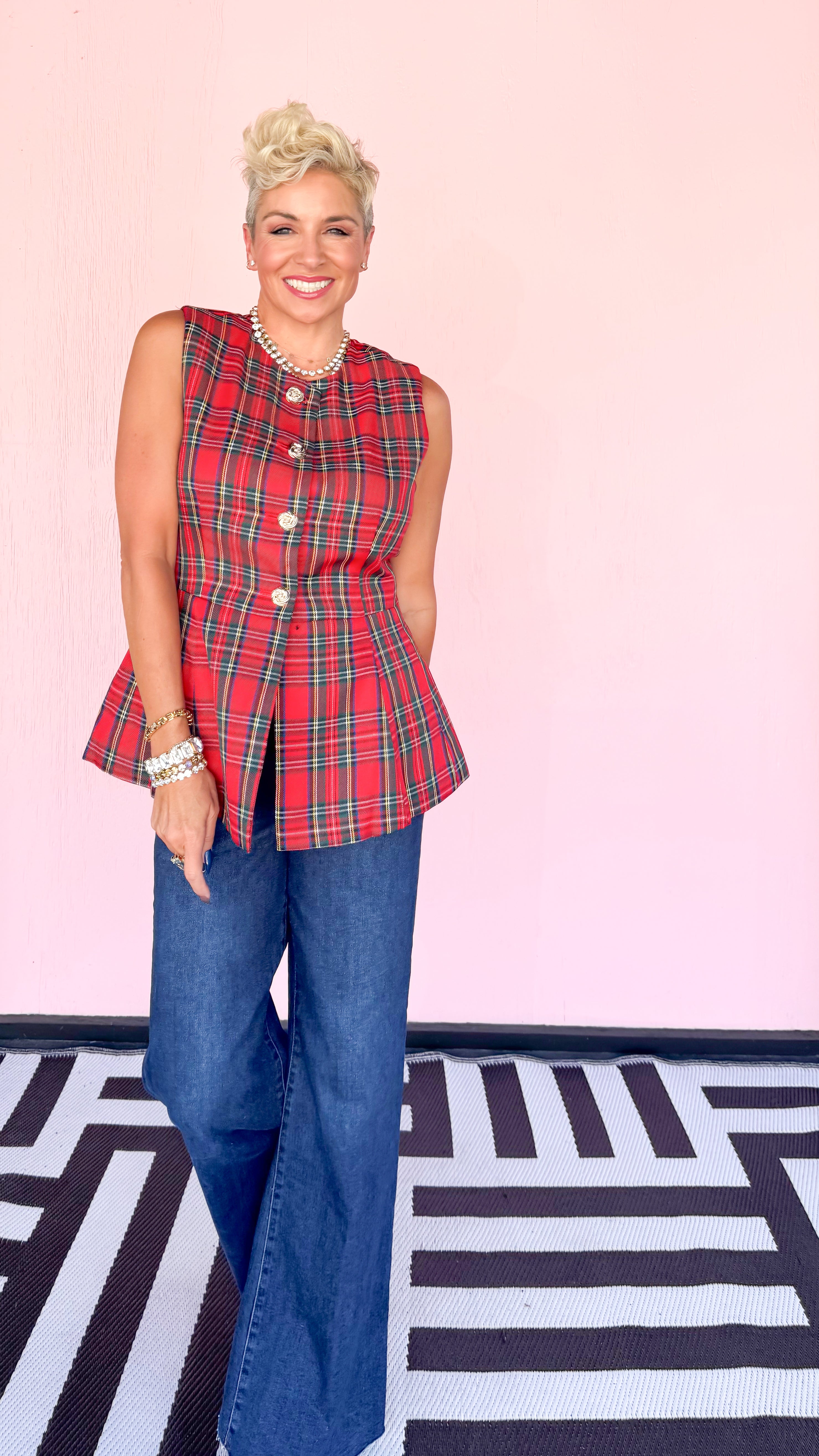 Bellamy Plaid Vest