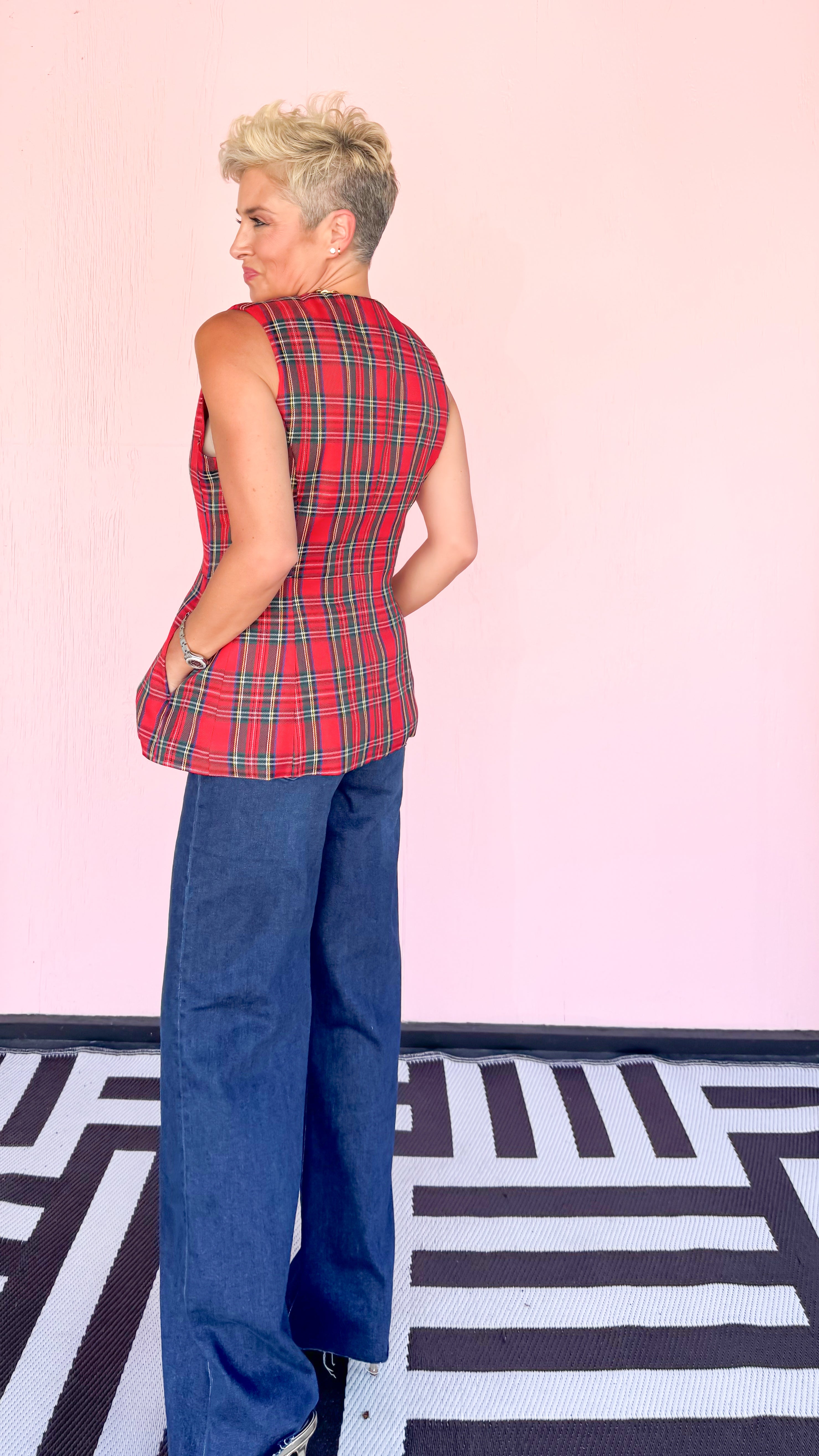 Bellamy Plaid Vest