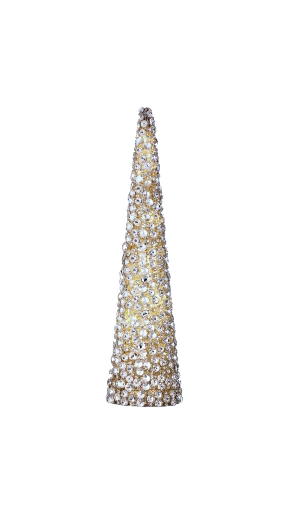 LED Faux Diamond Cone Tree - Clear/Silver (20") - The BLVD