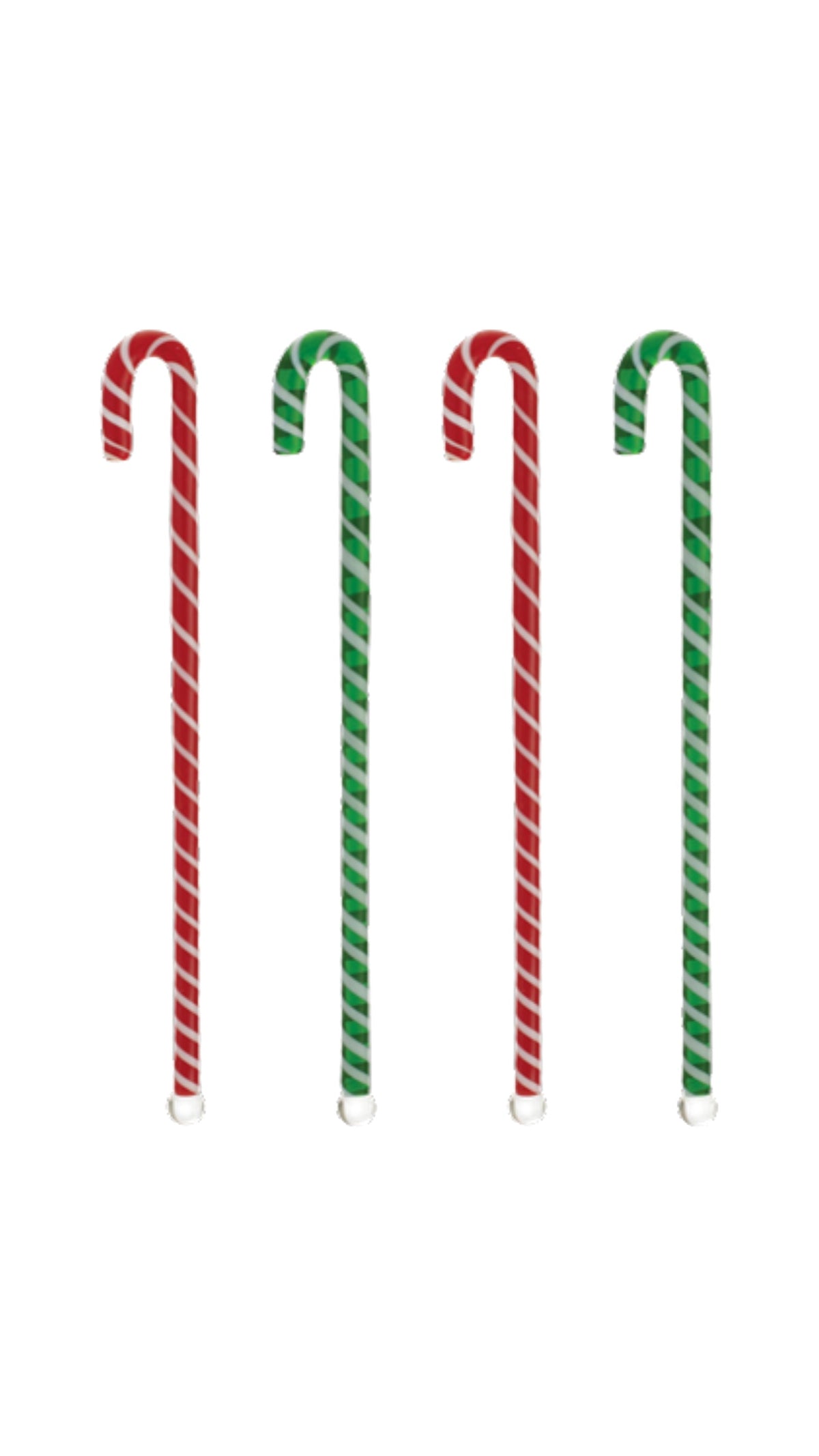 Candy Cane Glass Stir Sticks - The BLVD