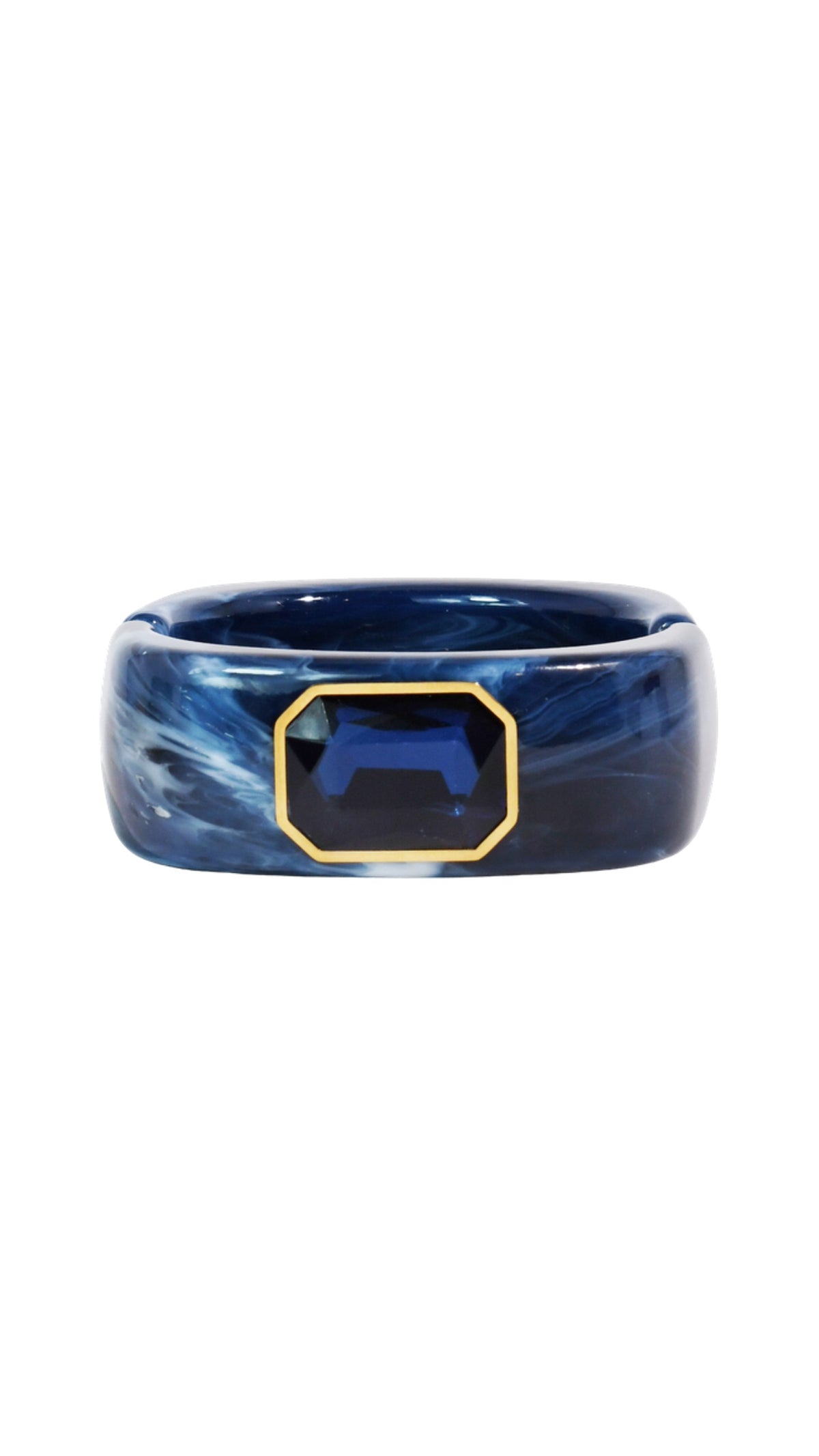 The Gemma Cuff Bracelet/Navy - The BLVD