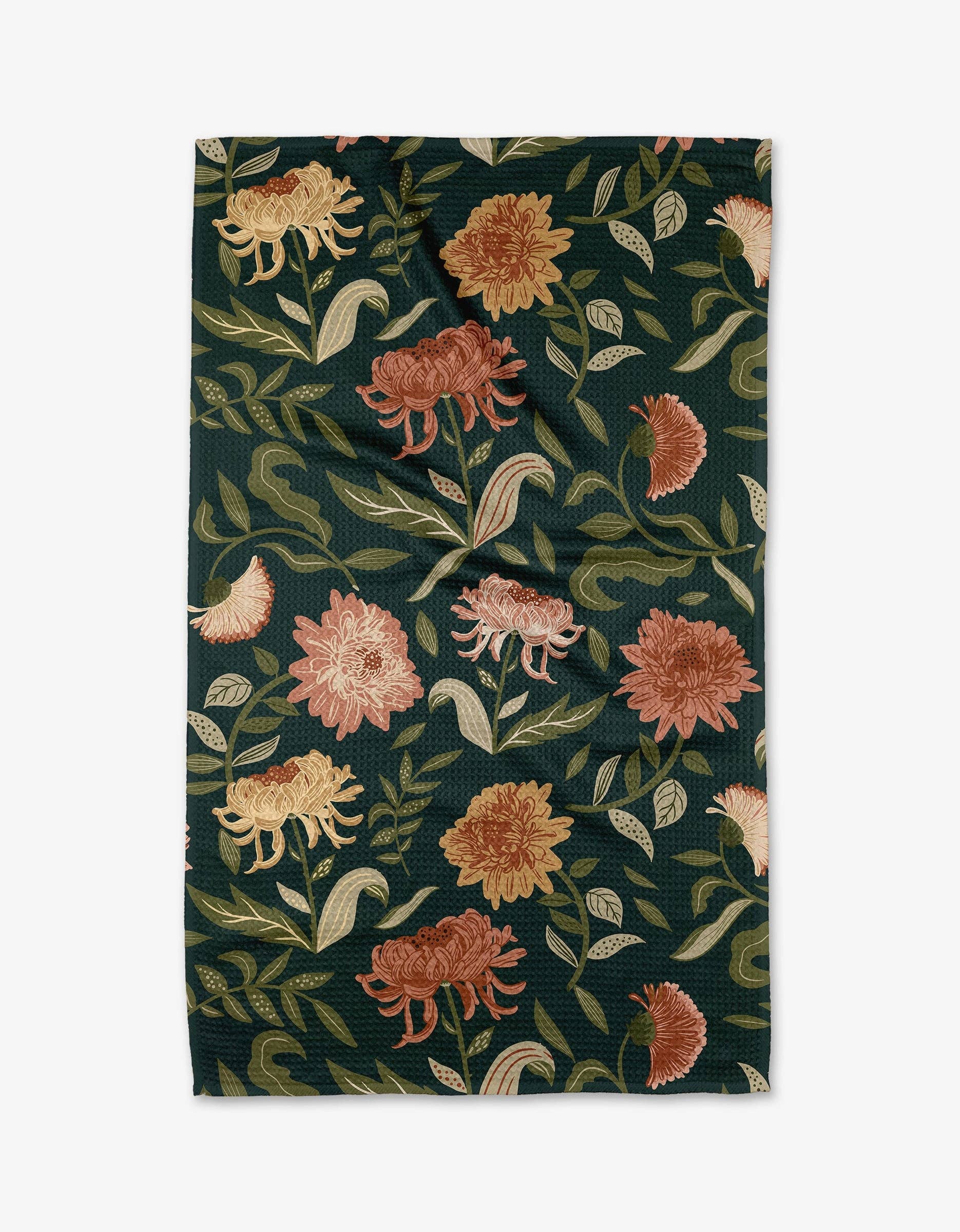 Chrysanthemums In November Tea Towel - The BLVD