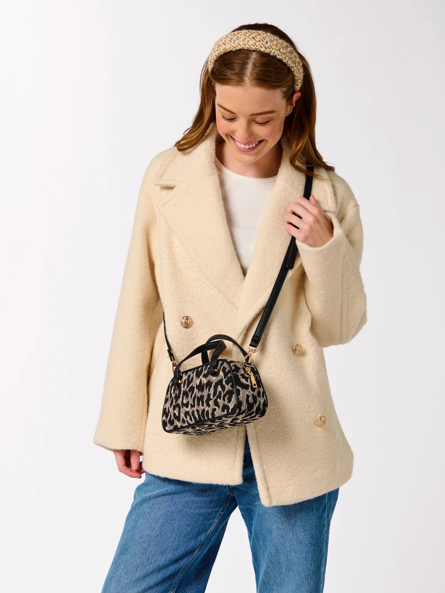 Woven Headband/Gold - The BLVD