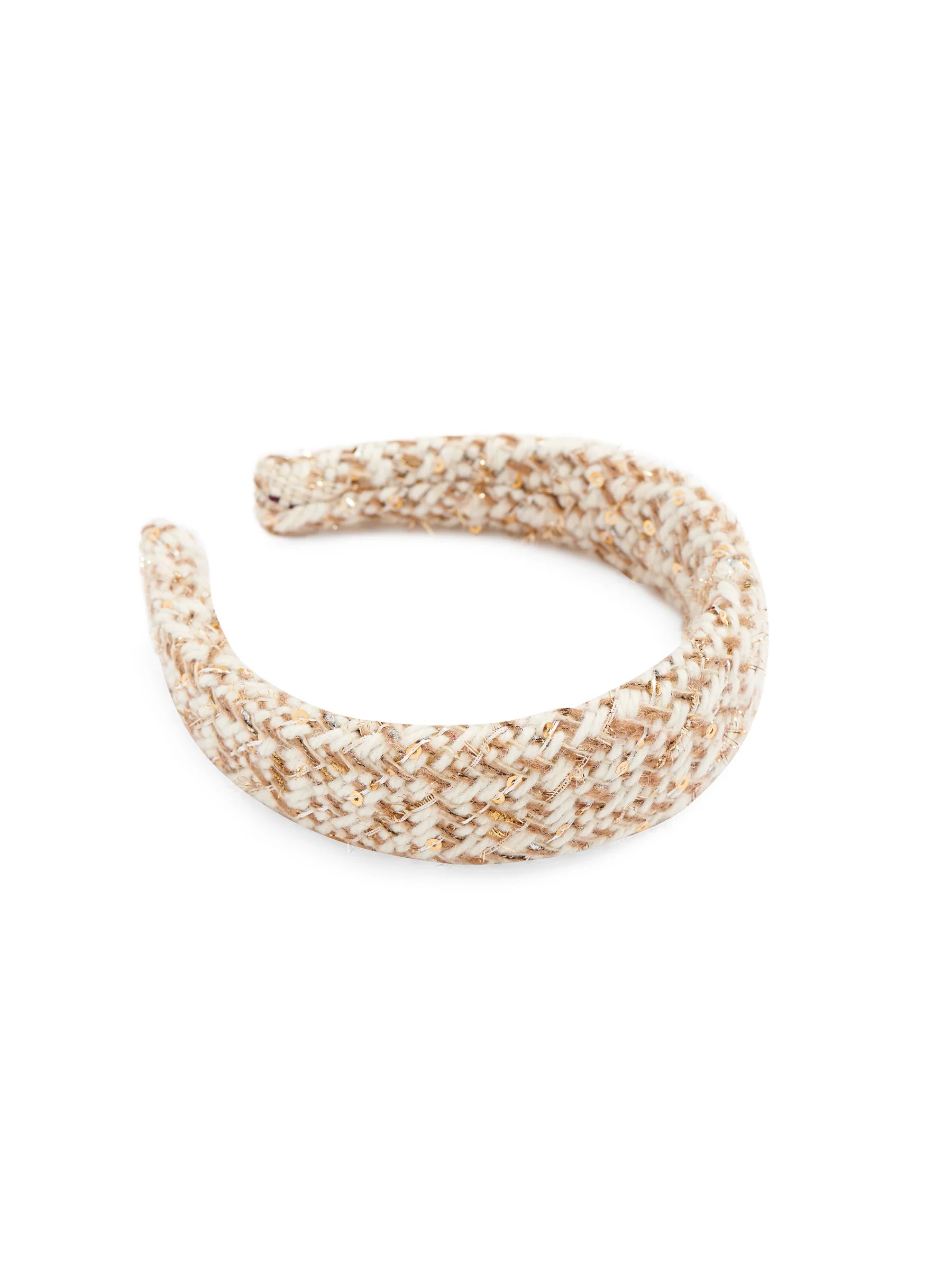 Woven Headband/Gold - The BLVD