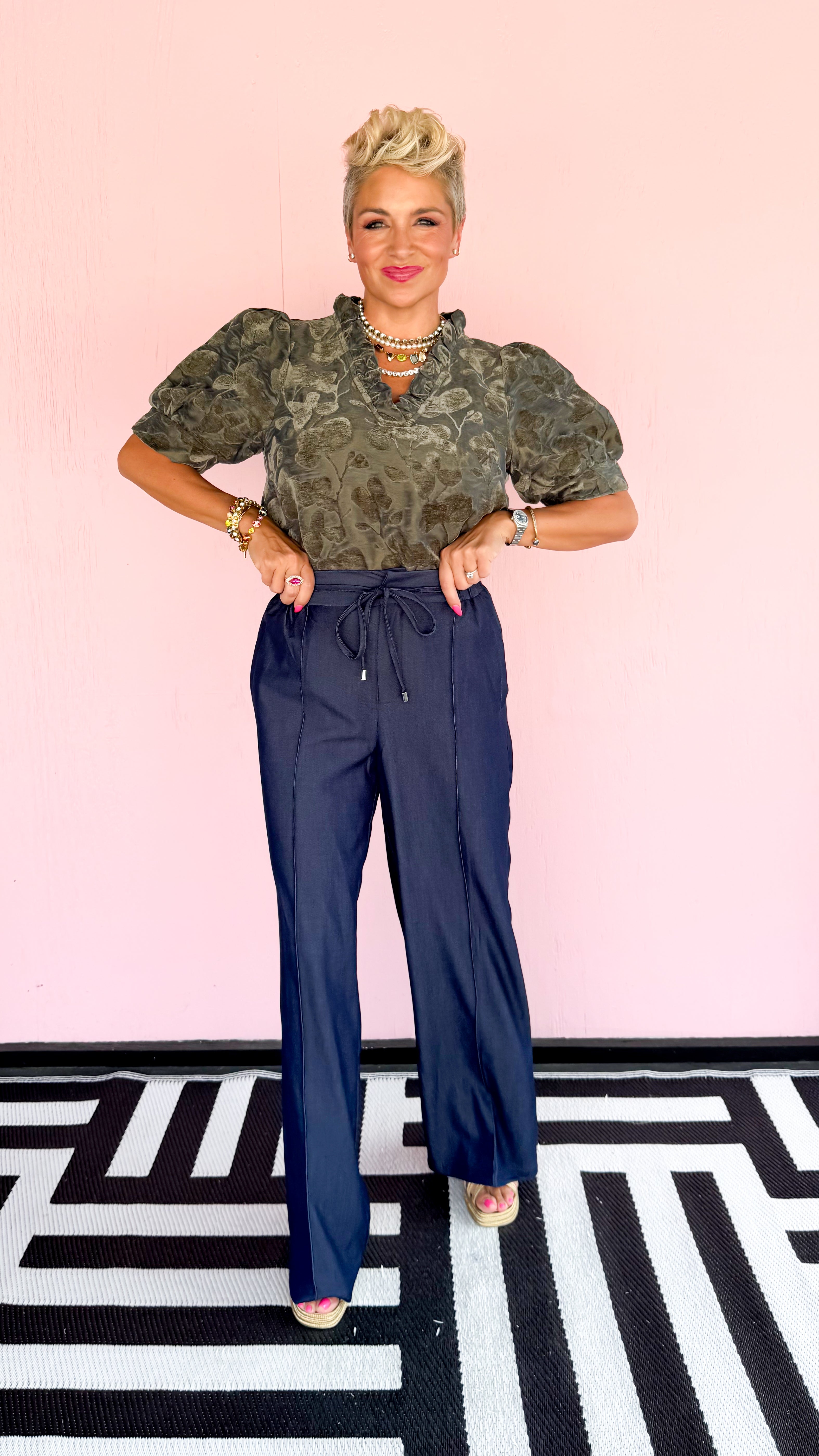 Nora Denim Pants/Blue - The BLVD