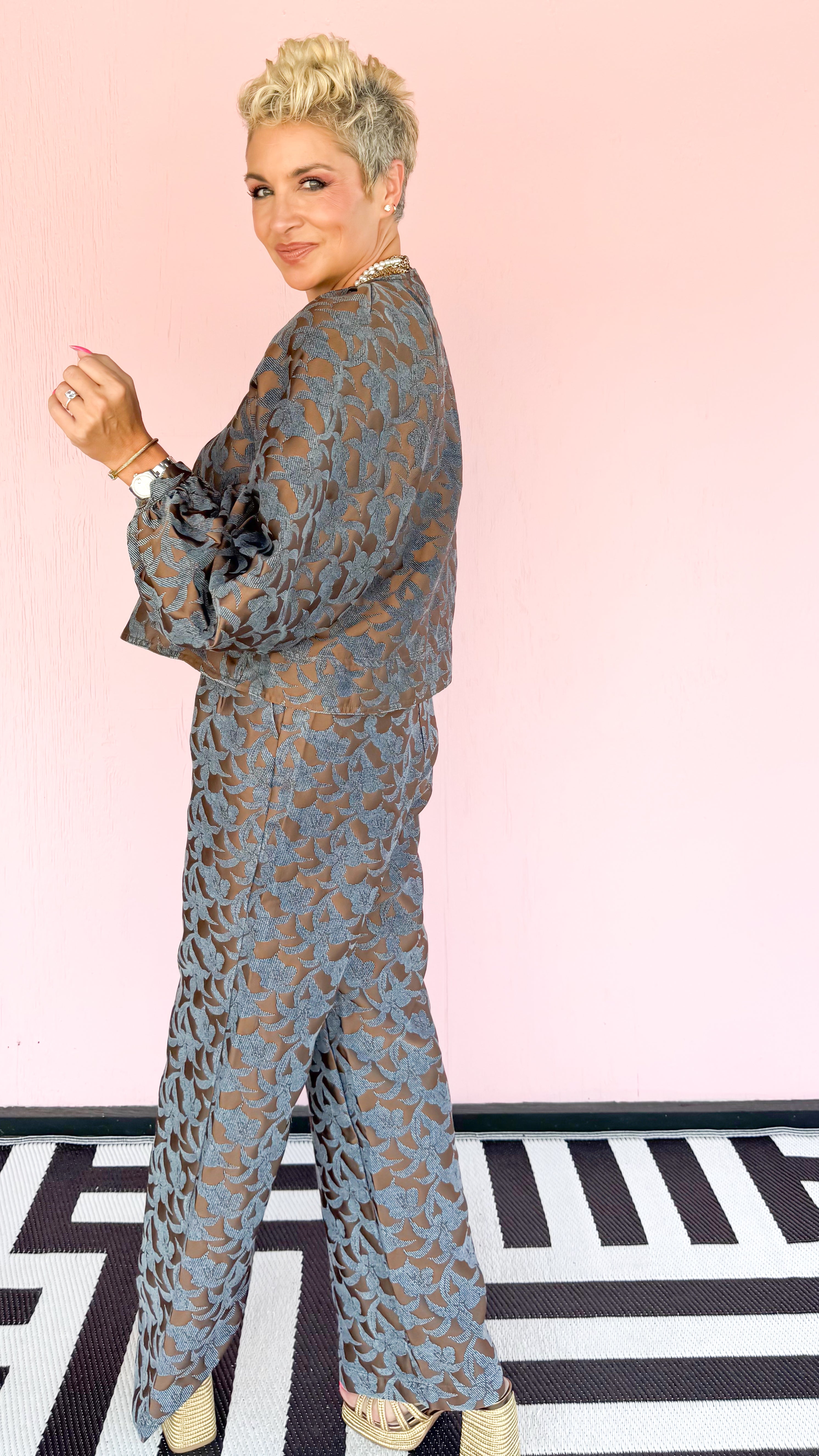 Frankie Denim Floral Top