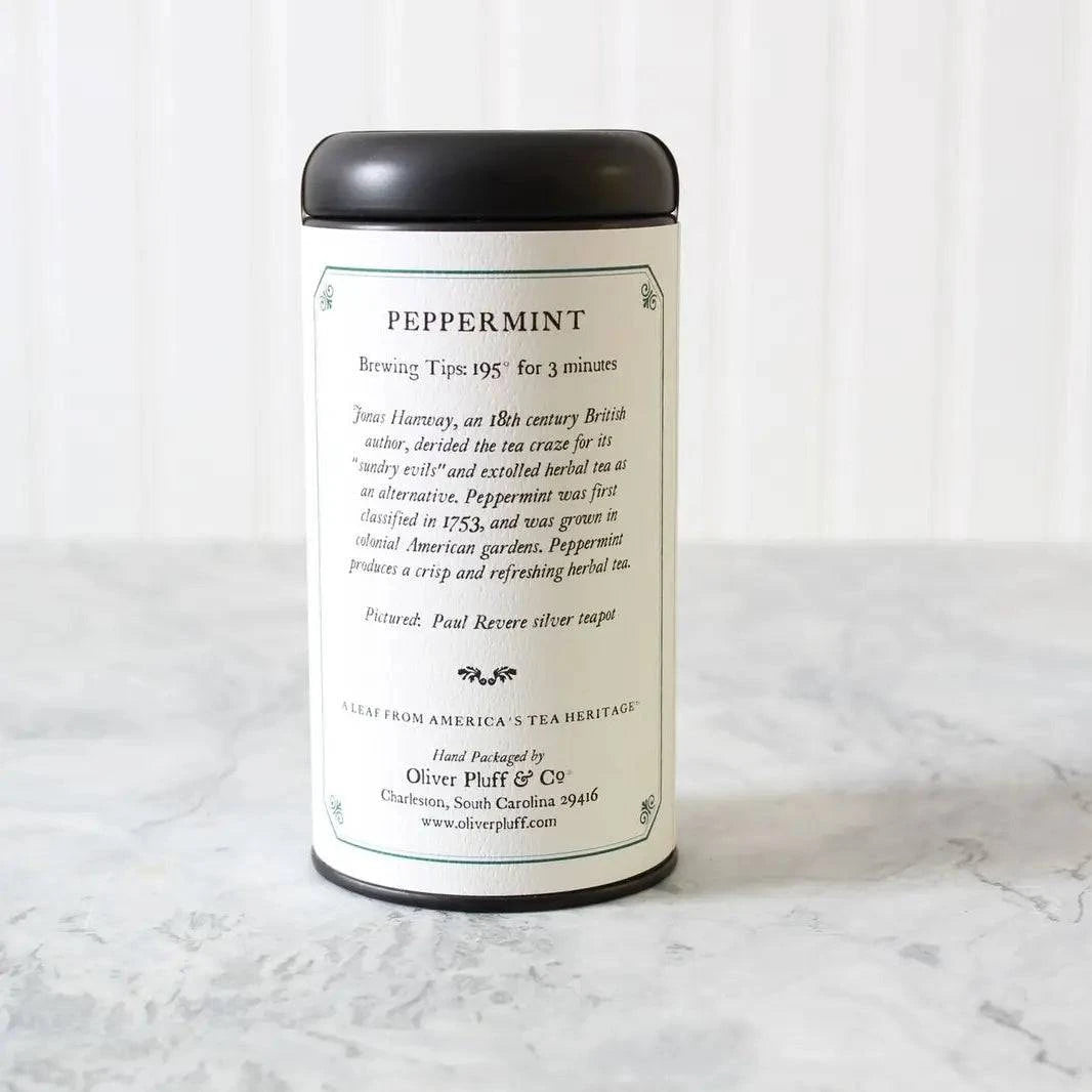 20 Pepermint Tea Bags in Tin - The BLVD