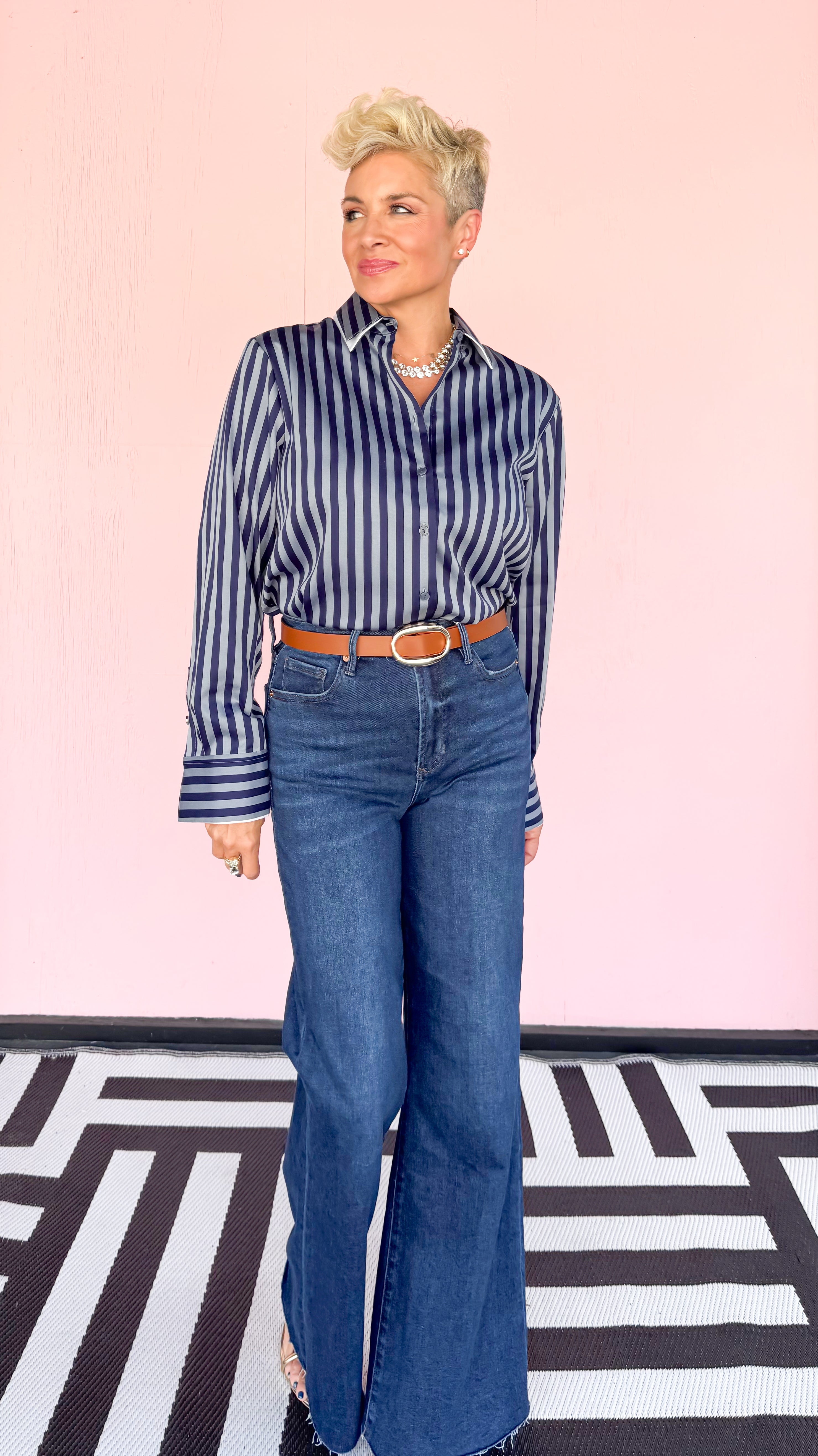 Long Sleeve Margot Midnight Top