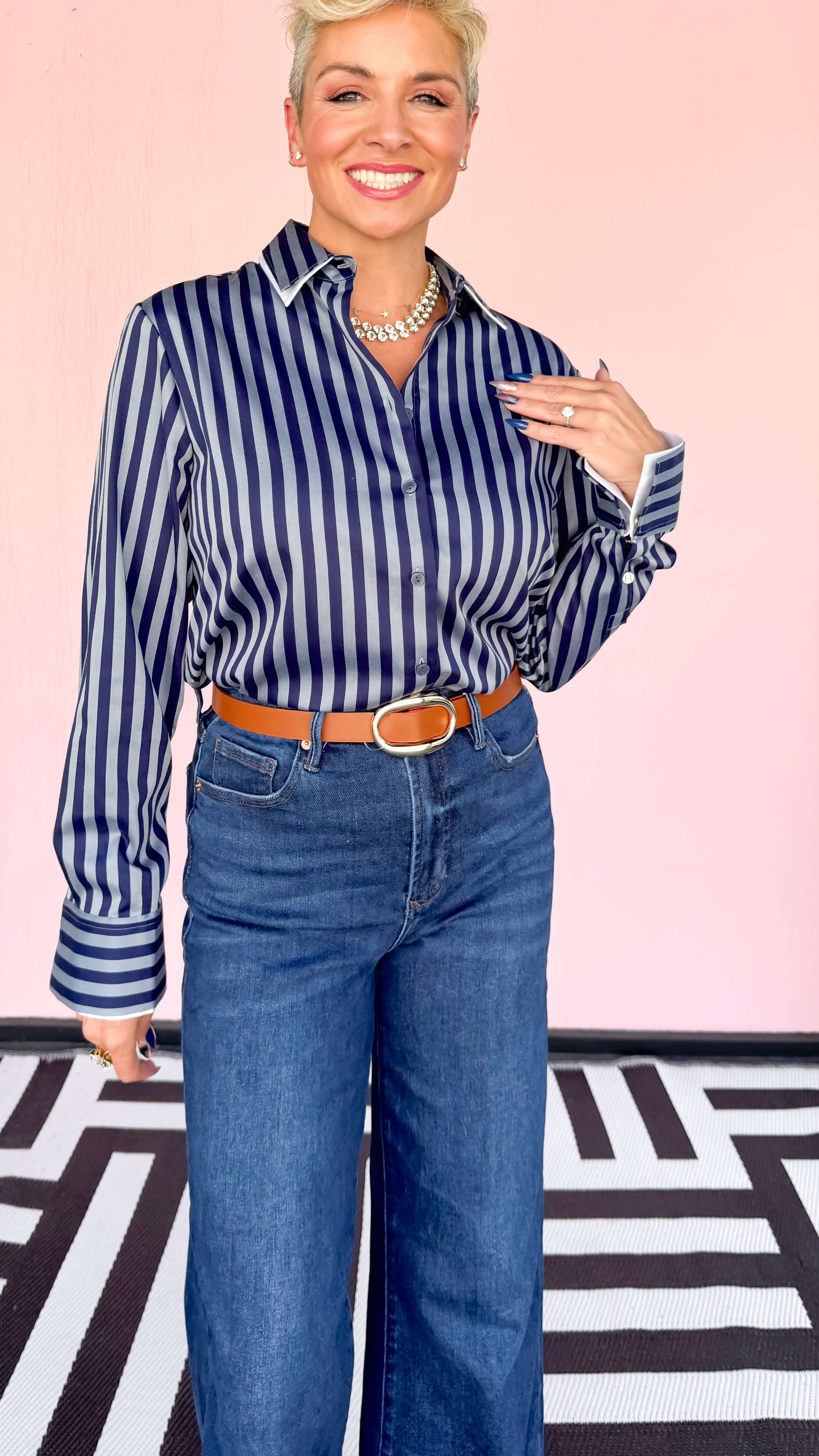 Long Sleeve Margot Midnight Top