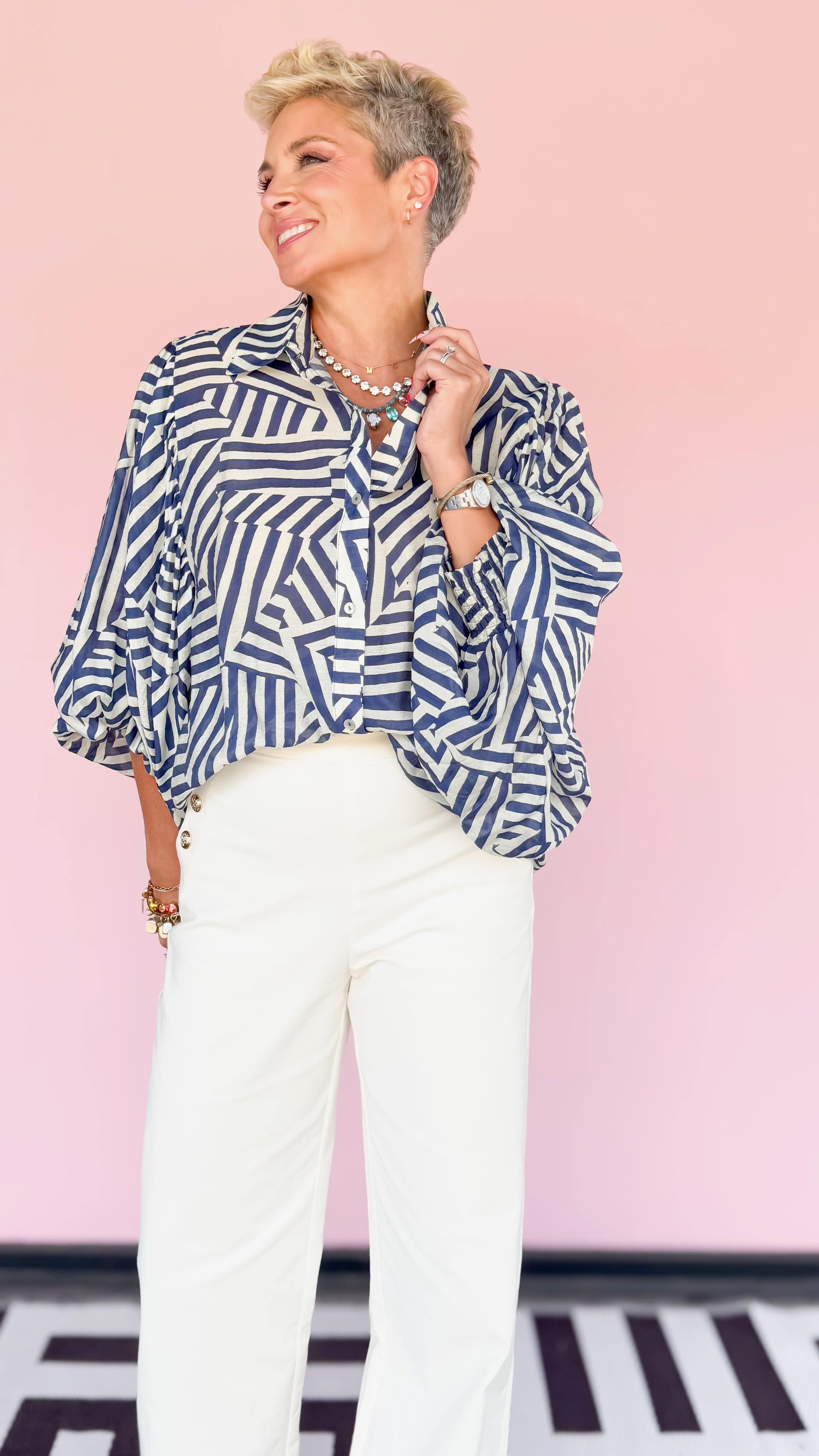 Lilli Geometric Top - The BLVD
