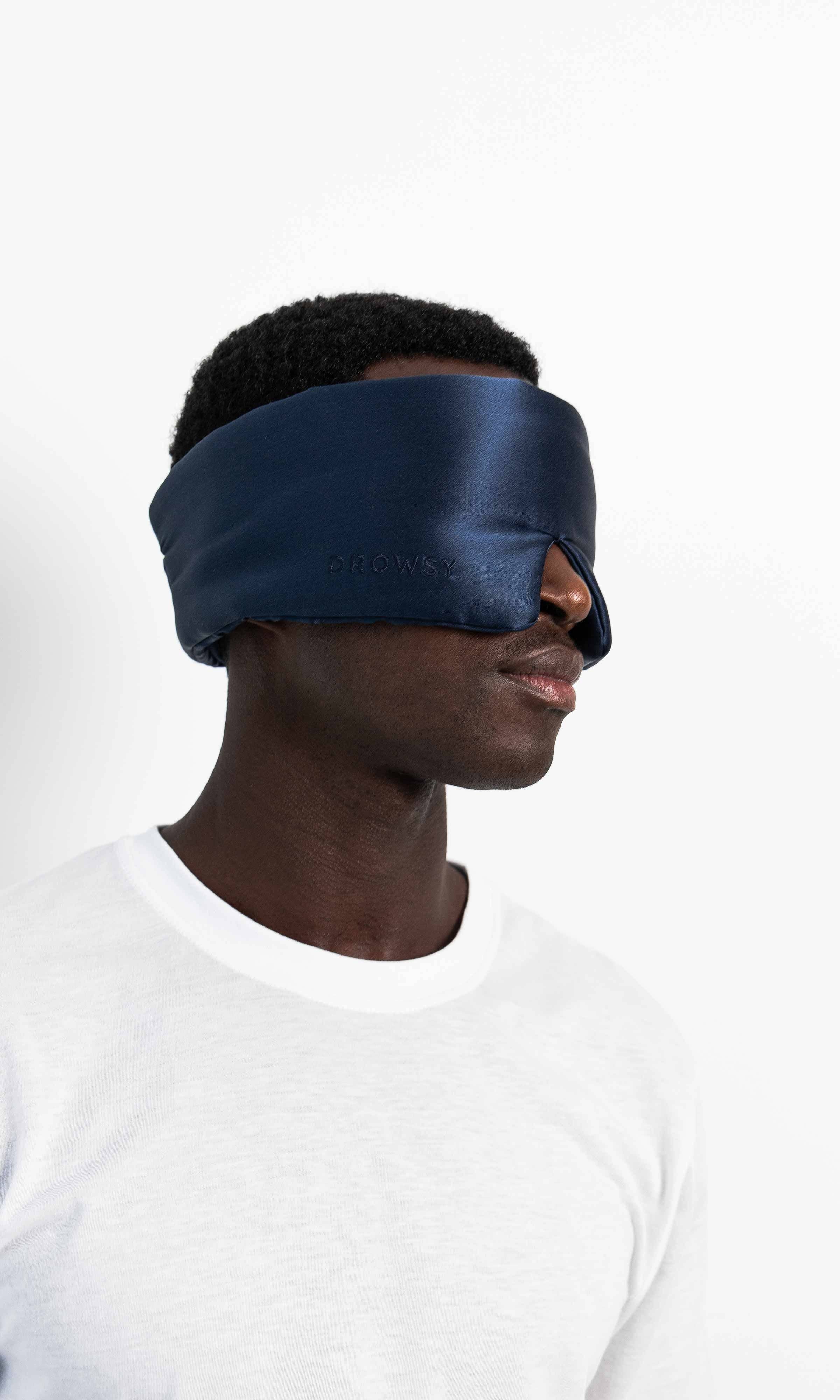 Midnight Blue Silk Sleep Mask - The BLVD