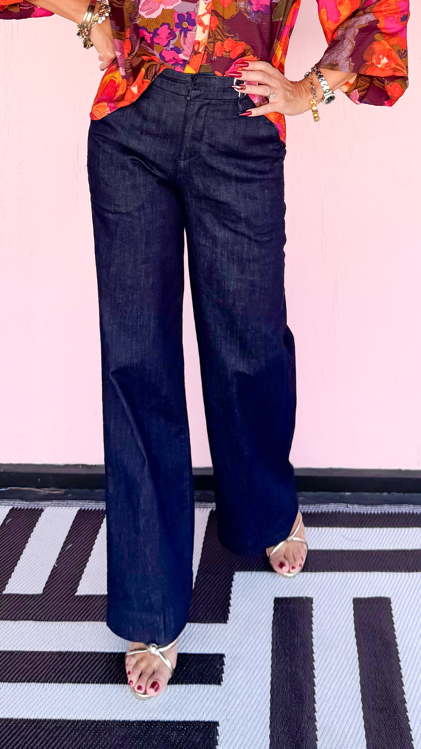 Brandy Zodiac Trouser Denim - The BLVD