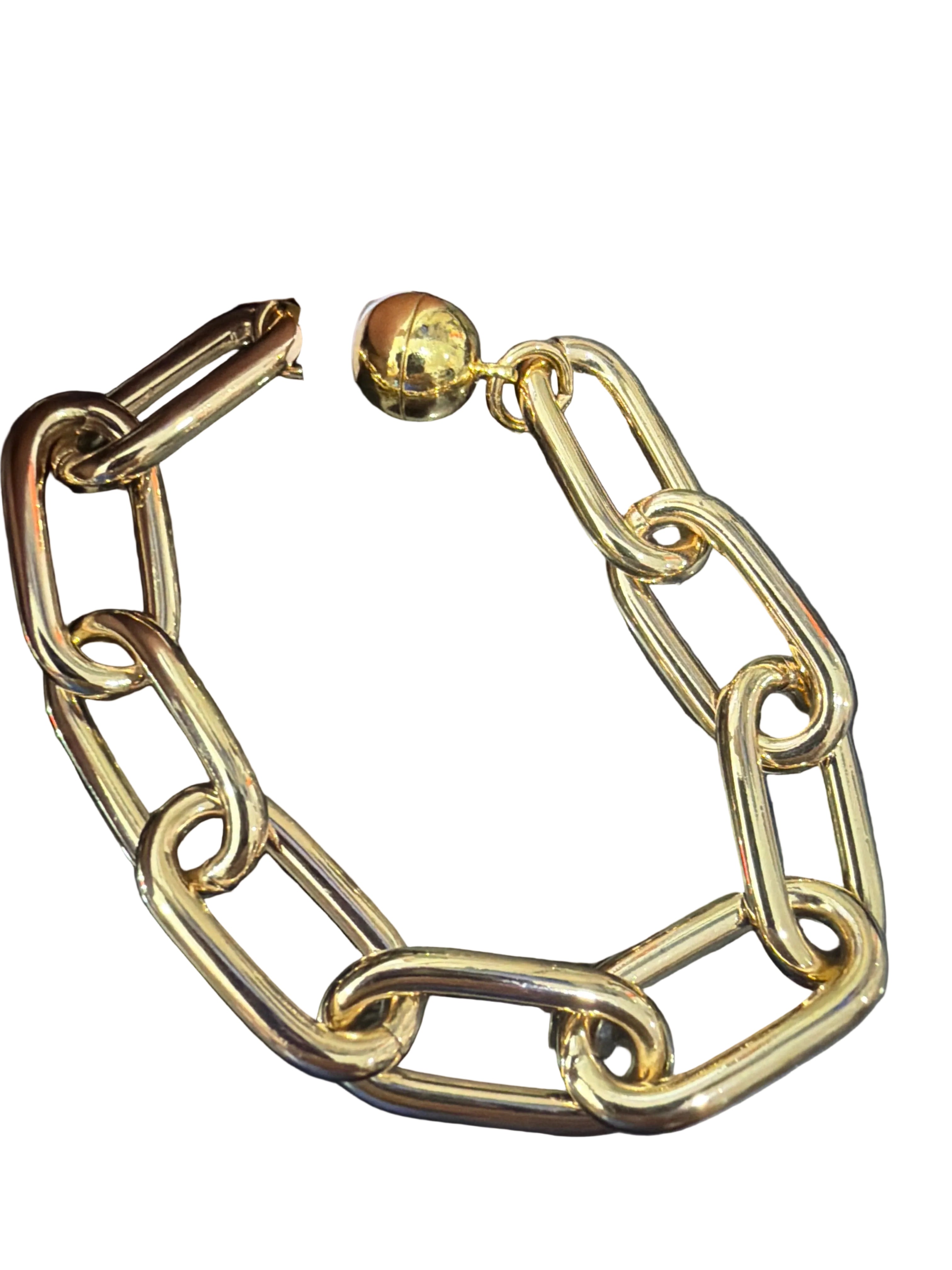Gold Link Magnetic Bracelet