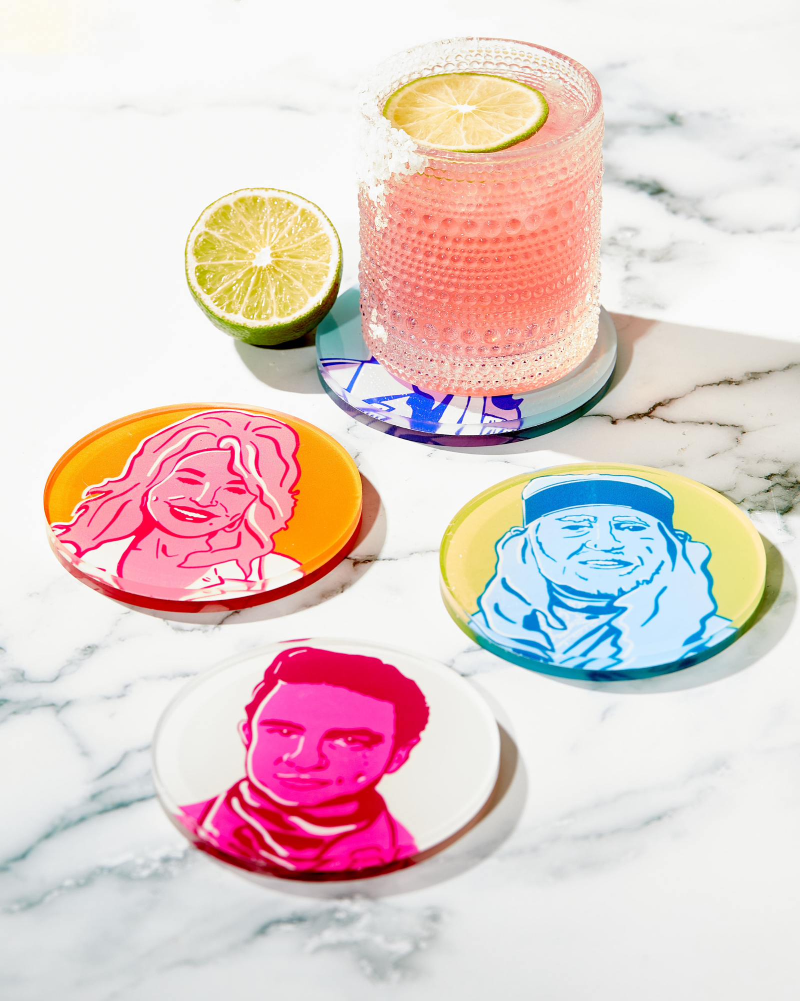 Country Legends Set Of 4 Coasters