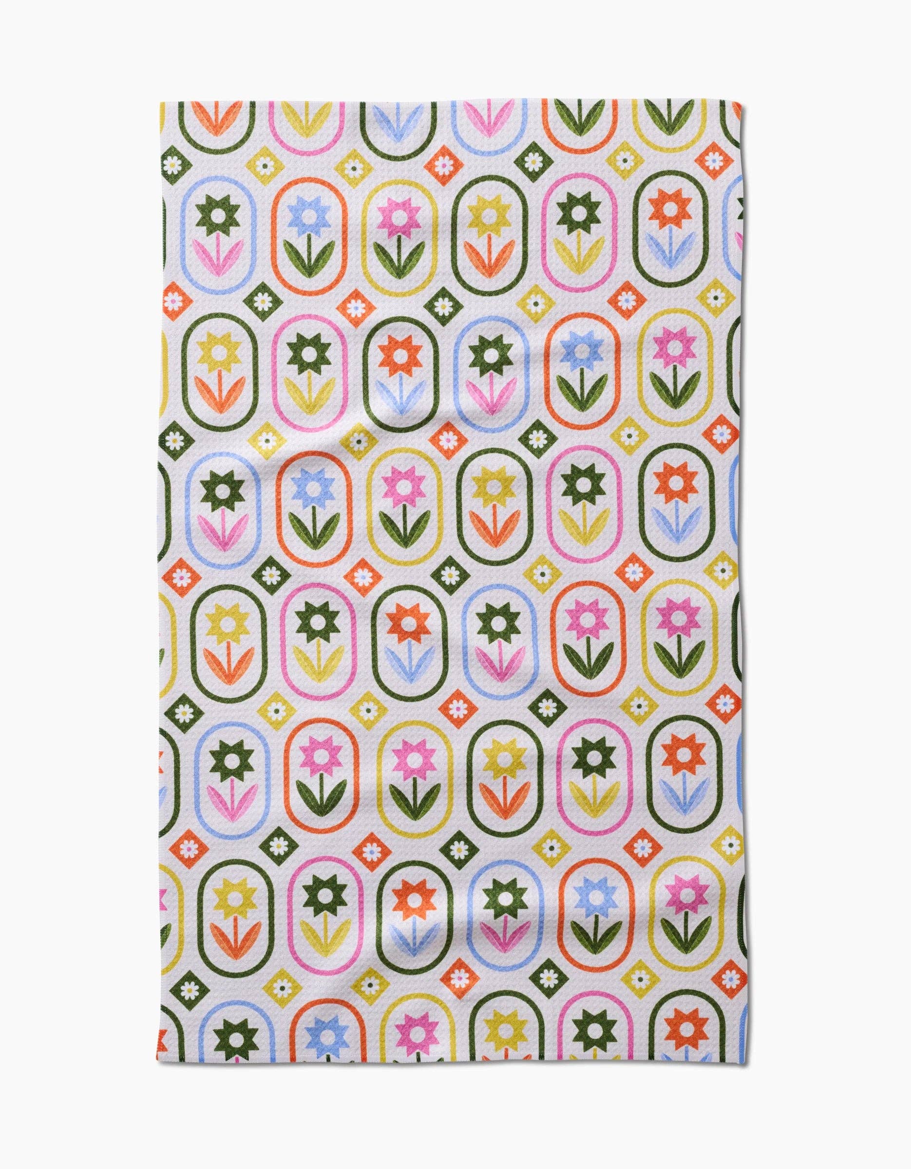 Petal Patchwork Tea Towel - The BLVD