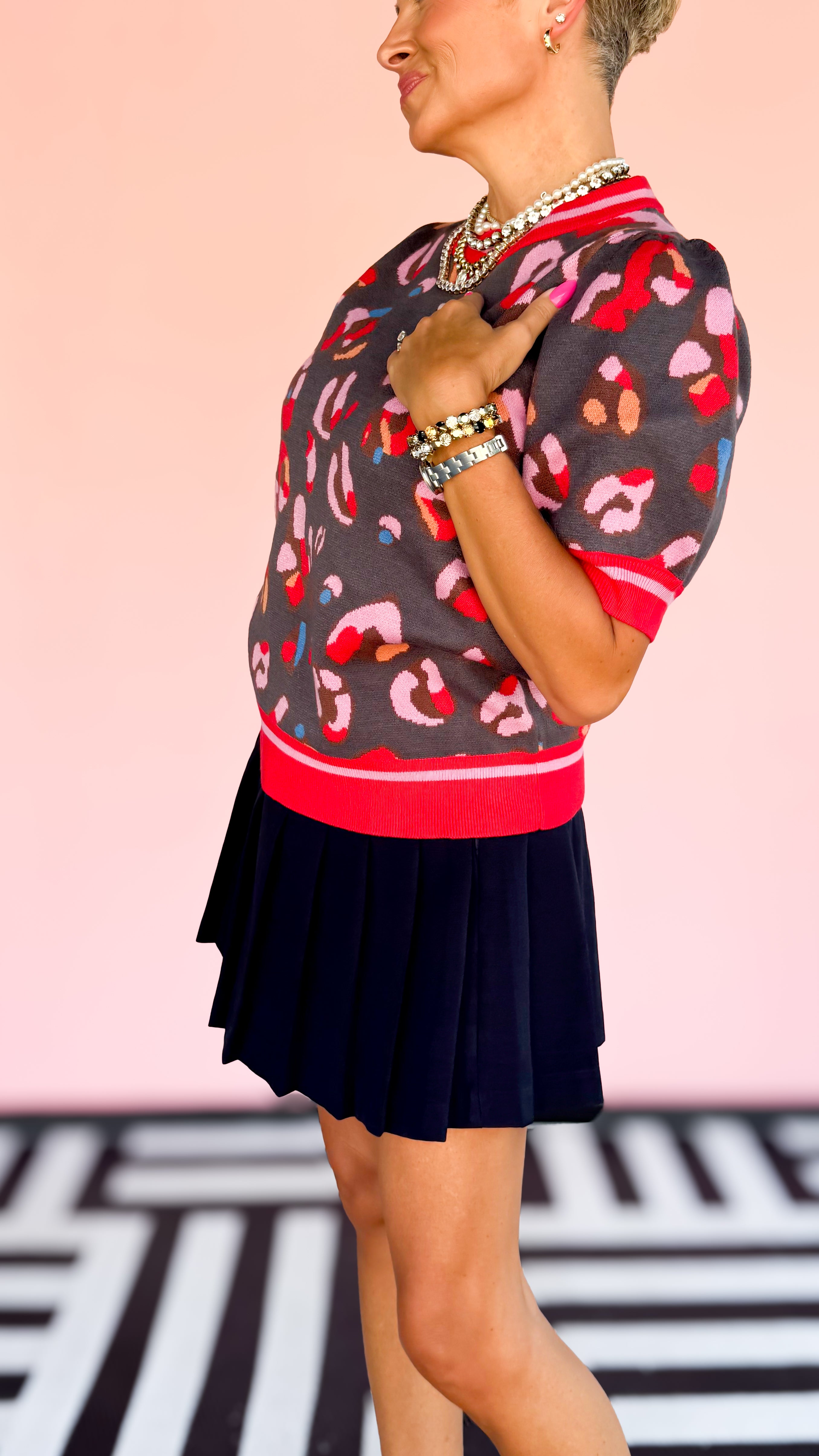 Multi Color Leopard Sweater - The BLVD