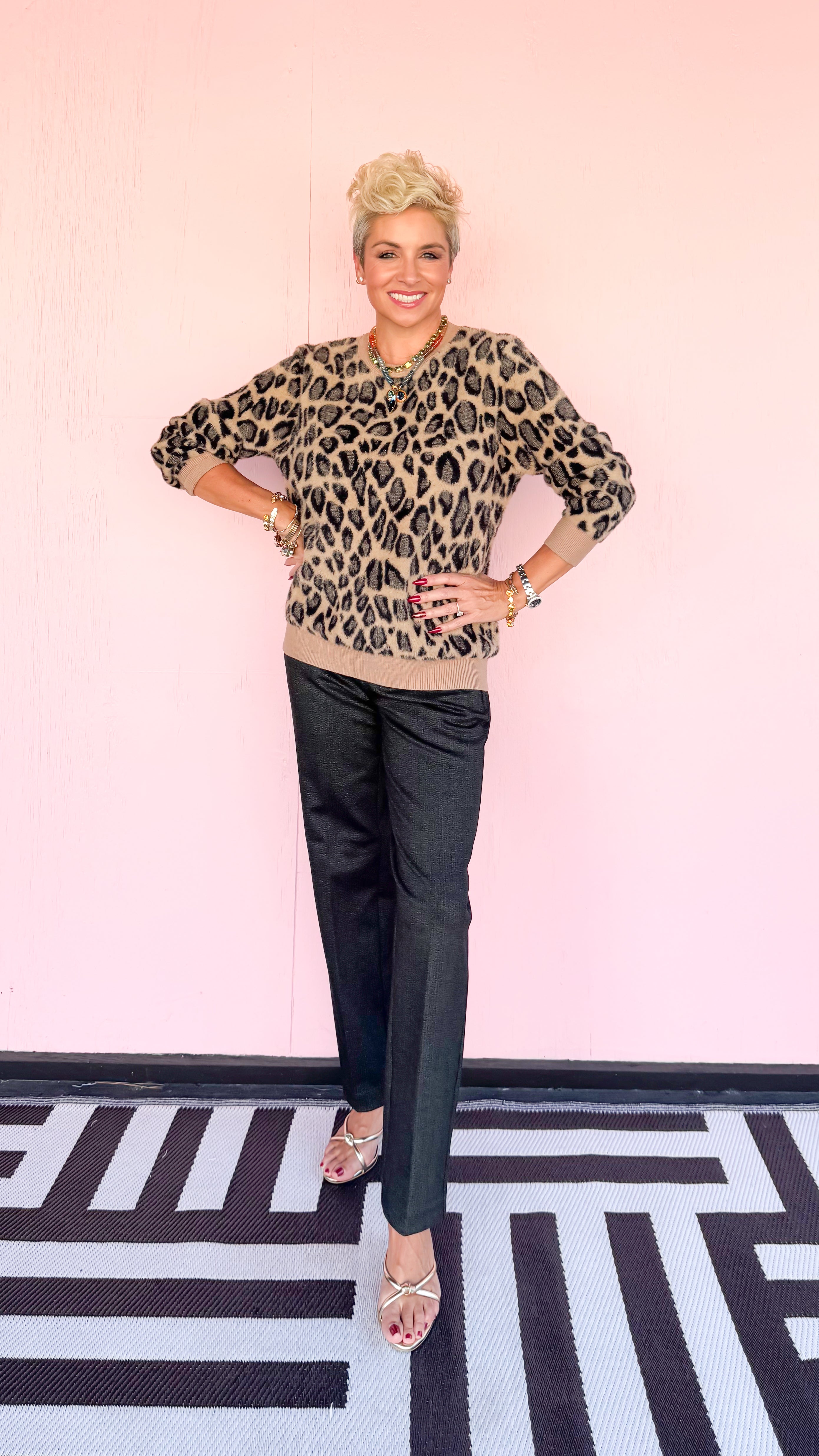 Canna Leopard Chunky Sweater - The BLVD
