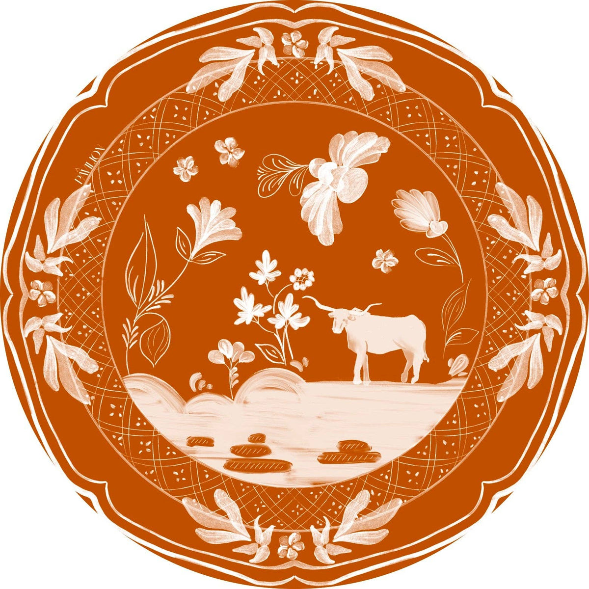 Longhorn Dessert Collegiate Paper Plates/50 pack - The BLVD