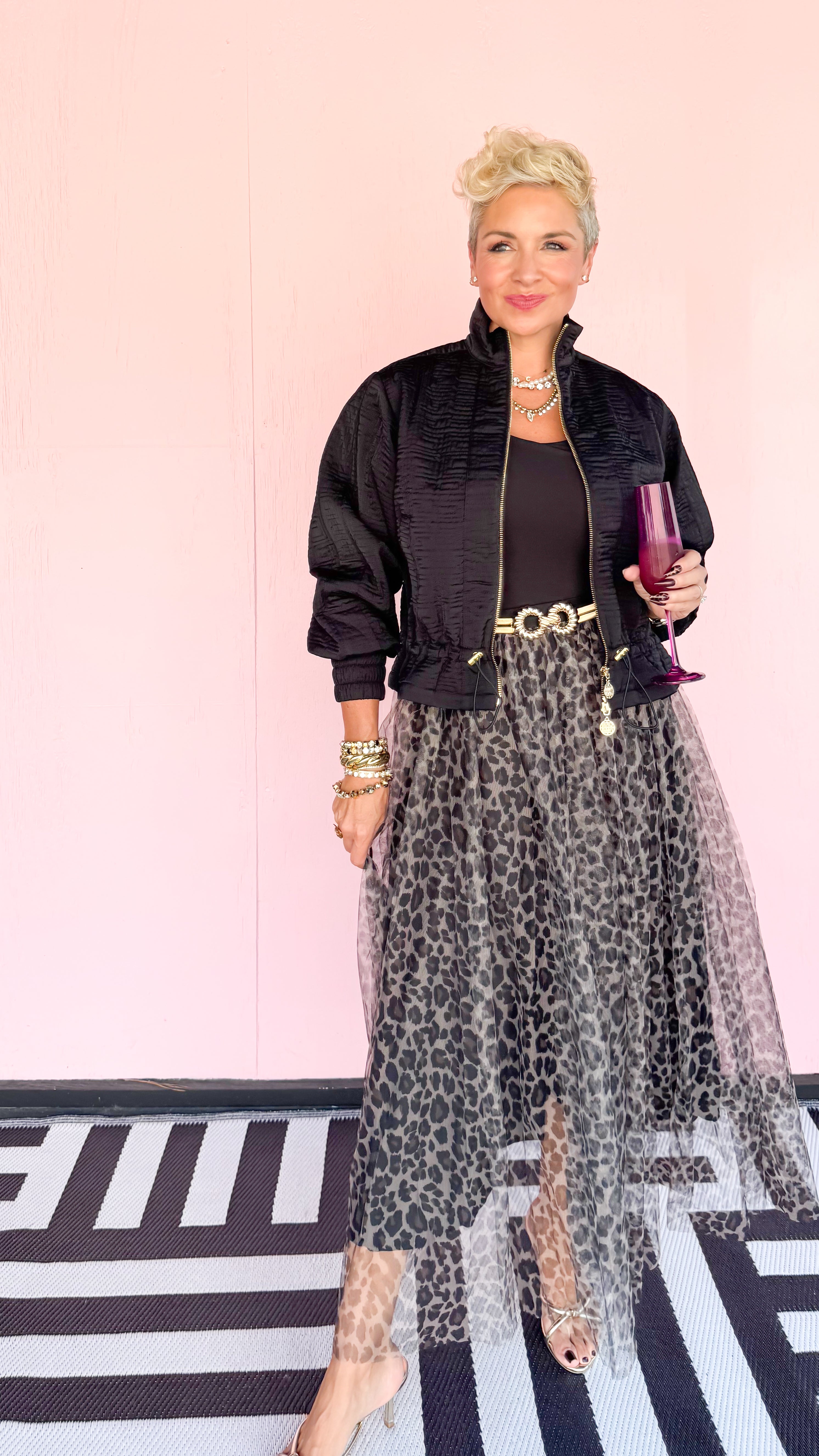 Leopard Tulle Skirt