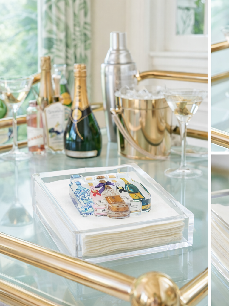 Acrylic Napkin Weight, Celebrate