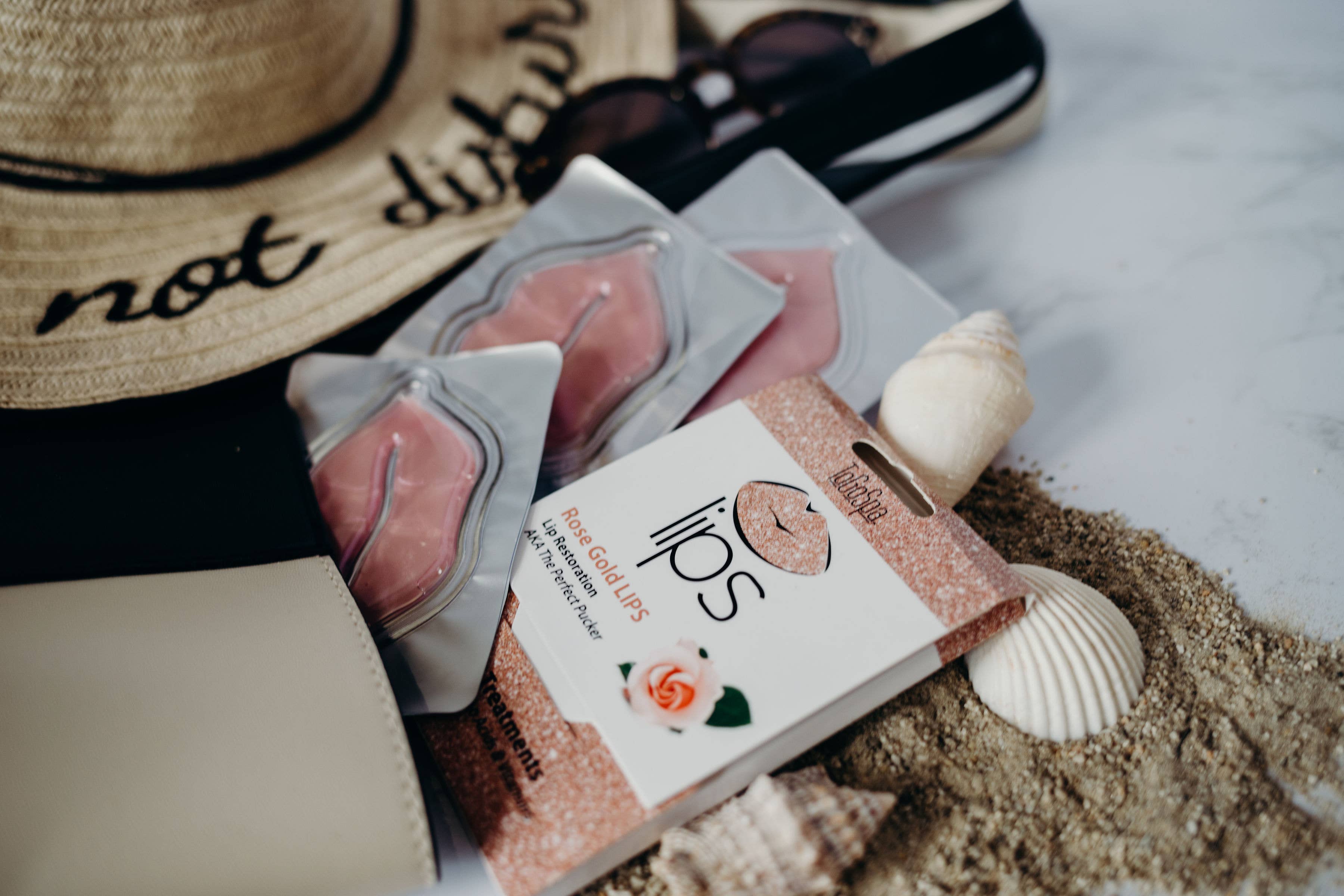 LIPS: Rose Gold Lips/- 3 pack