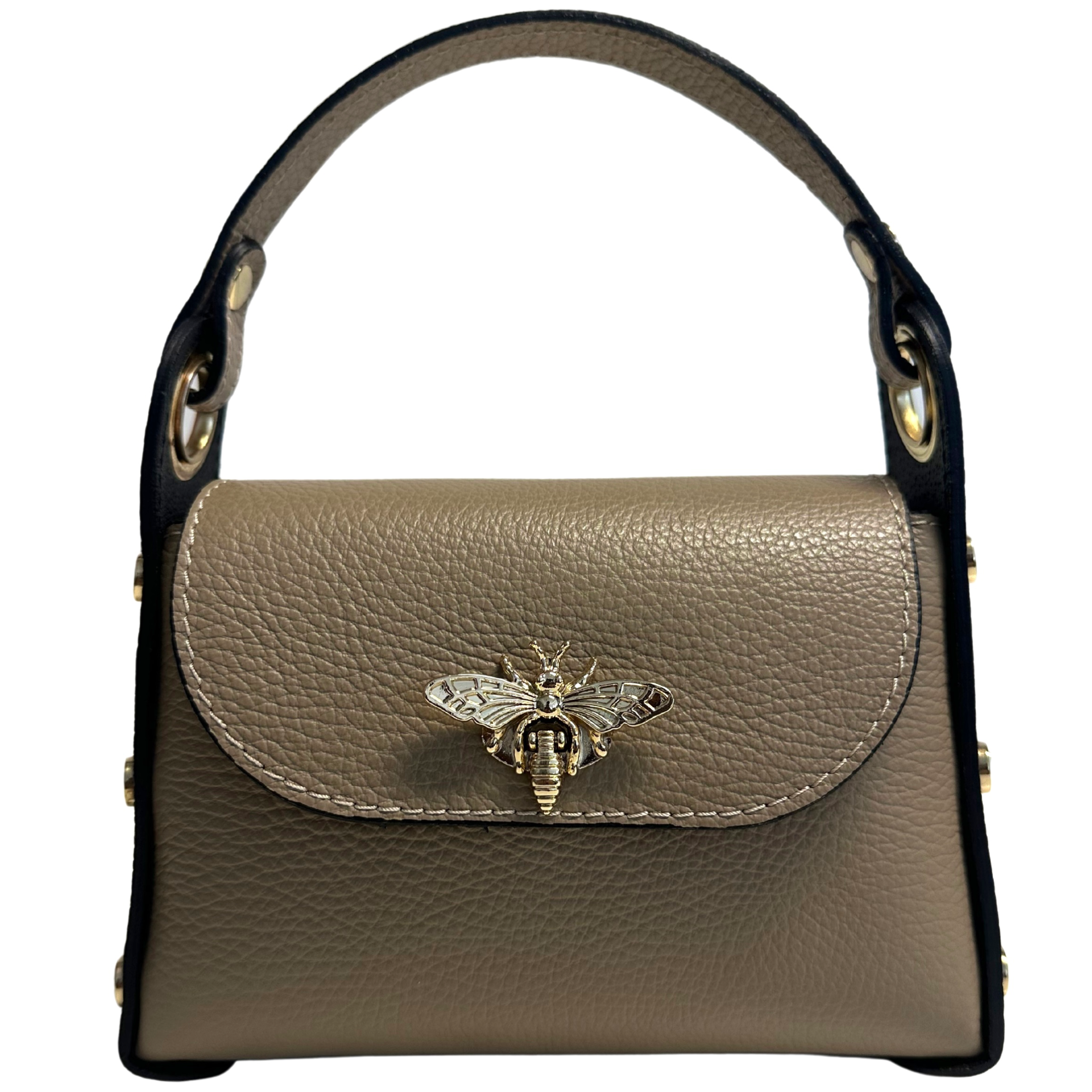 Mini Leather Bag w/Fly Closure - The BLVD