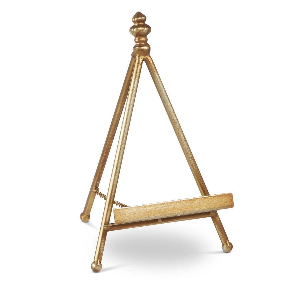 10" Antique Gold Easel - The BLVD