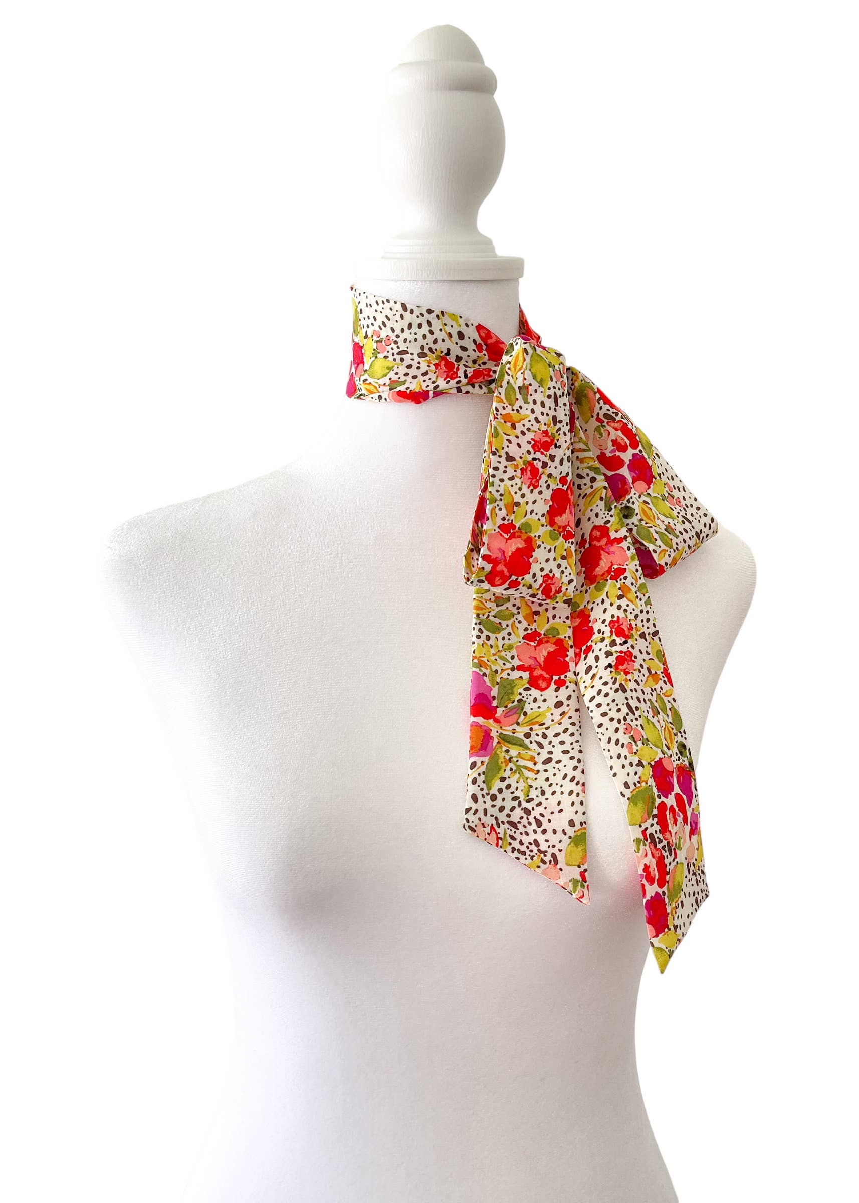 Spotted Garden Bow Scarf | Classic - The BLVD