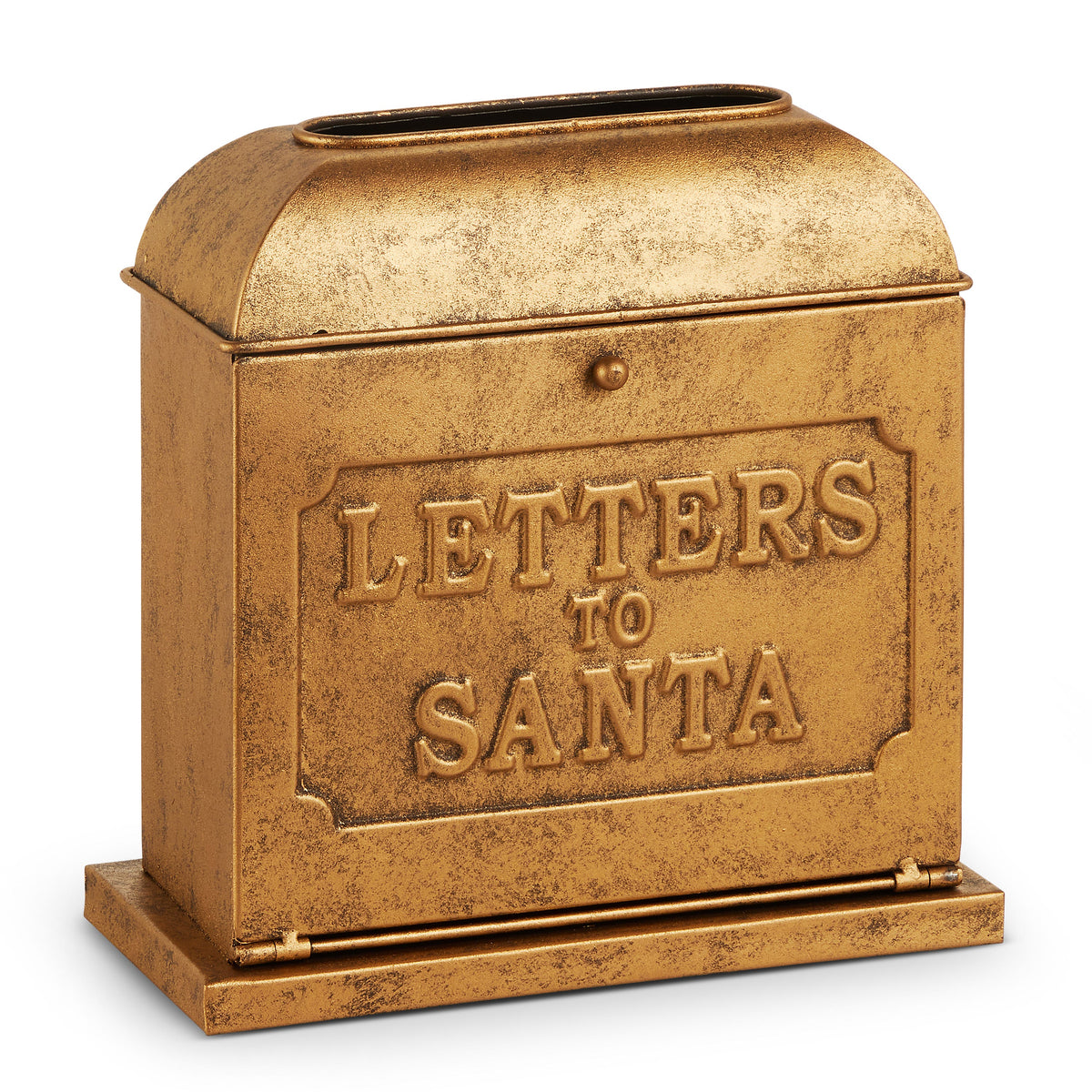 9.5 inch decorative Christmas mailbox, full view