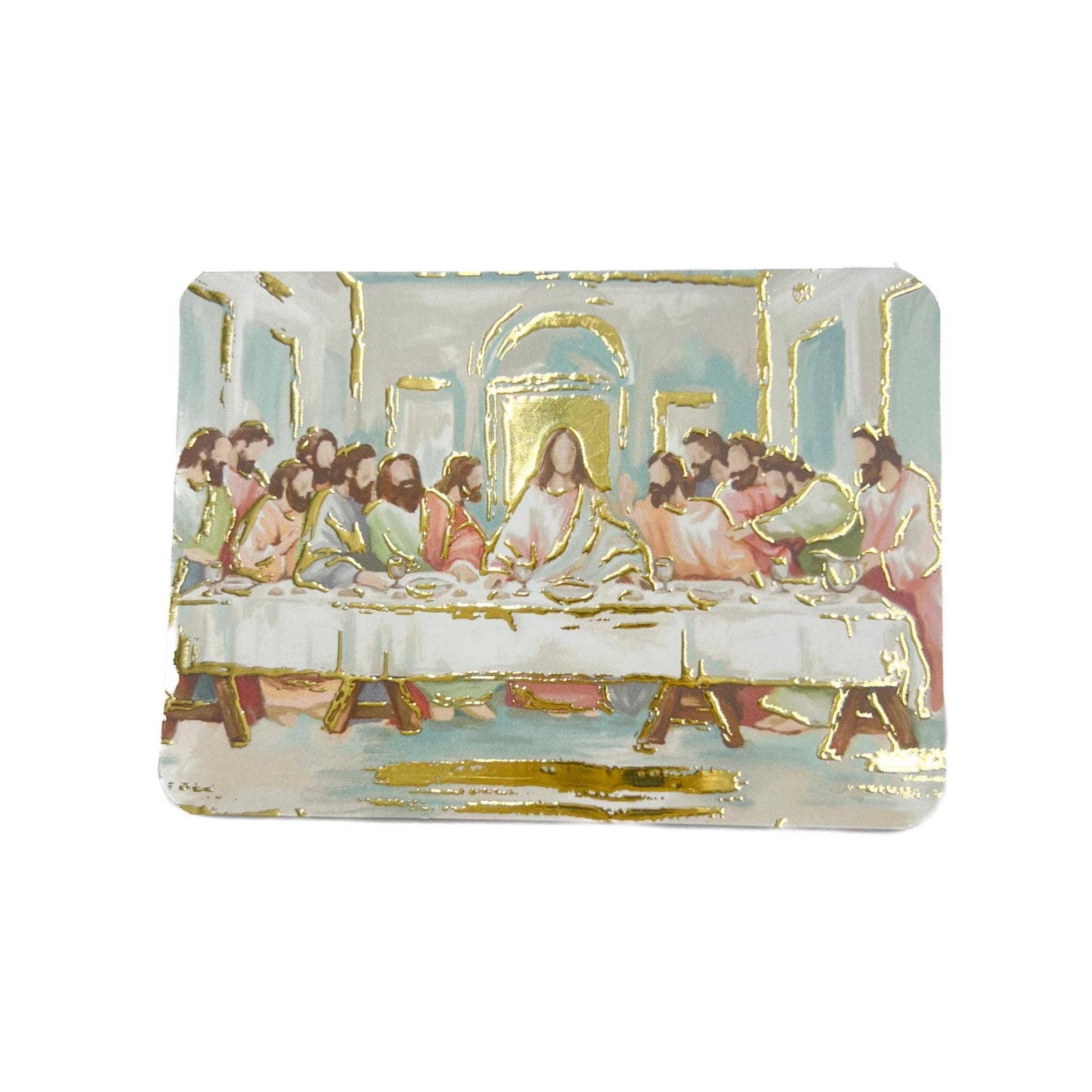 Gold Foil Lord's Supper Refrigerator Magnet - The BLVD