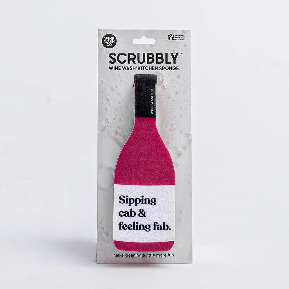 Scrubbly kitchen sponge product photo - front view - BLVD Boutik