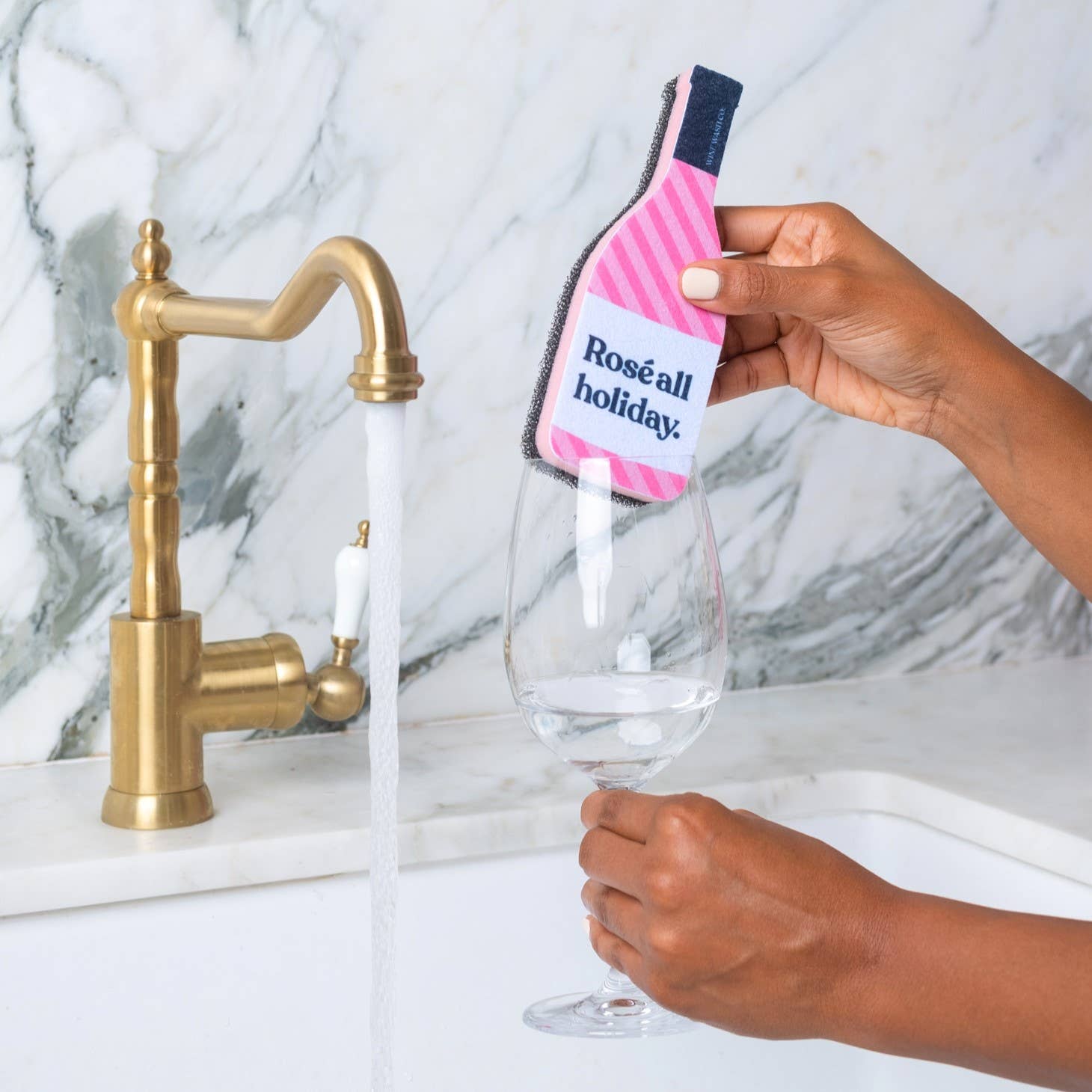 Holiday Scrubbly™ Sponge - Rosé all Holiday - The BLVD