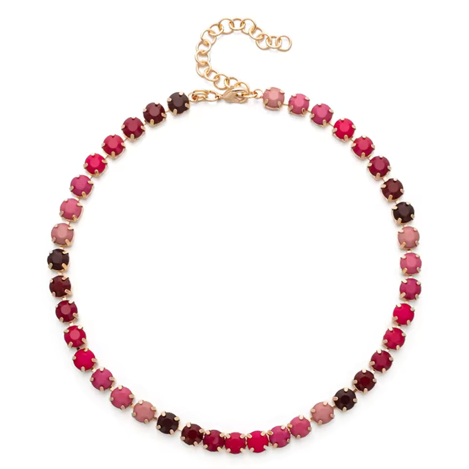 Resin stone necklace