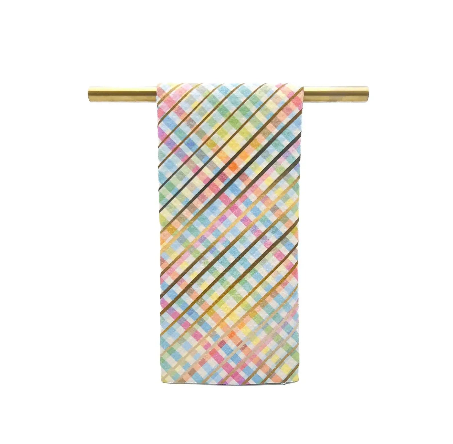 Easter Plaid Tea Towel - The BLVD