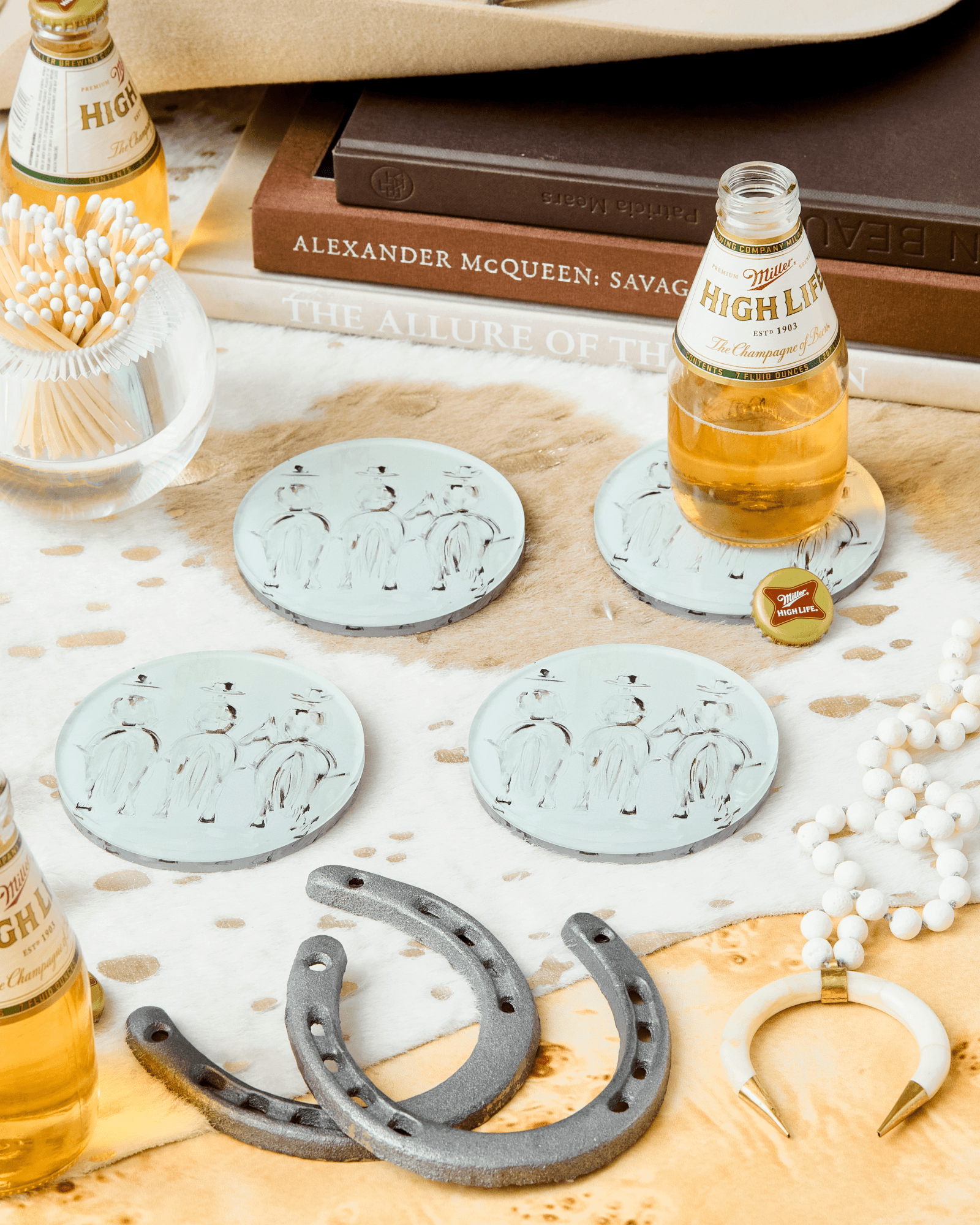 Three Amigos Set Of 4 Coasters
