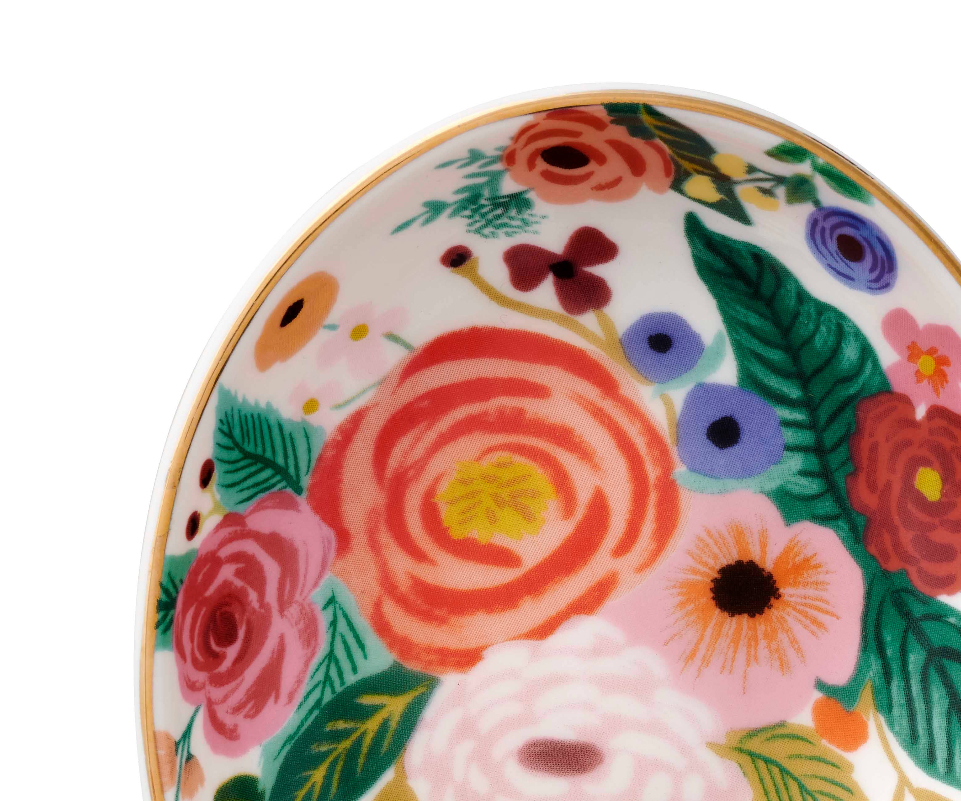 Garden Party porcelain spoon rest product photo - styled view - BLVD Boutik