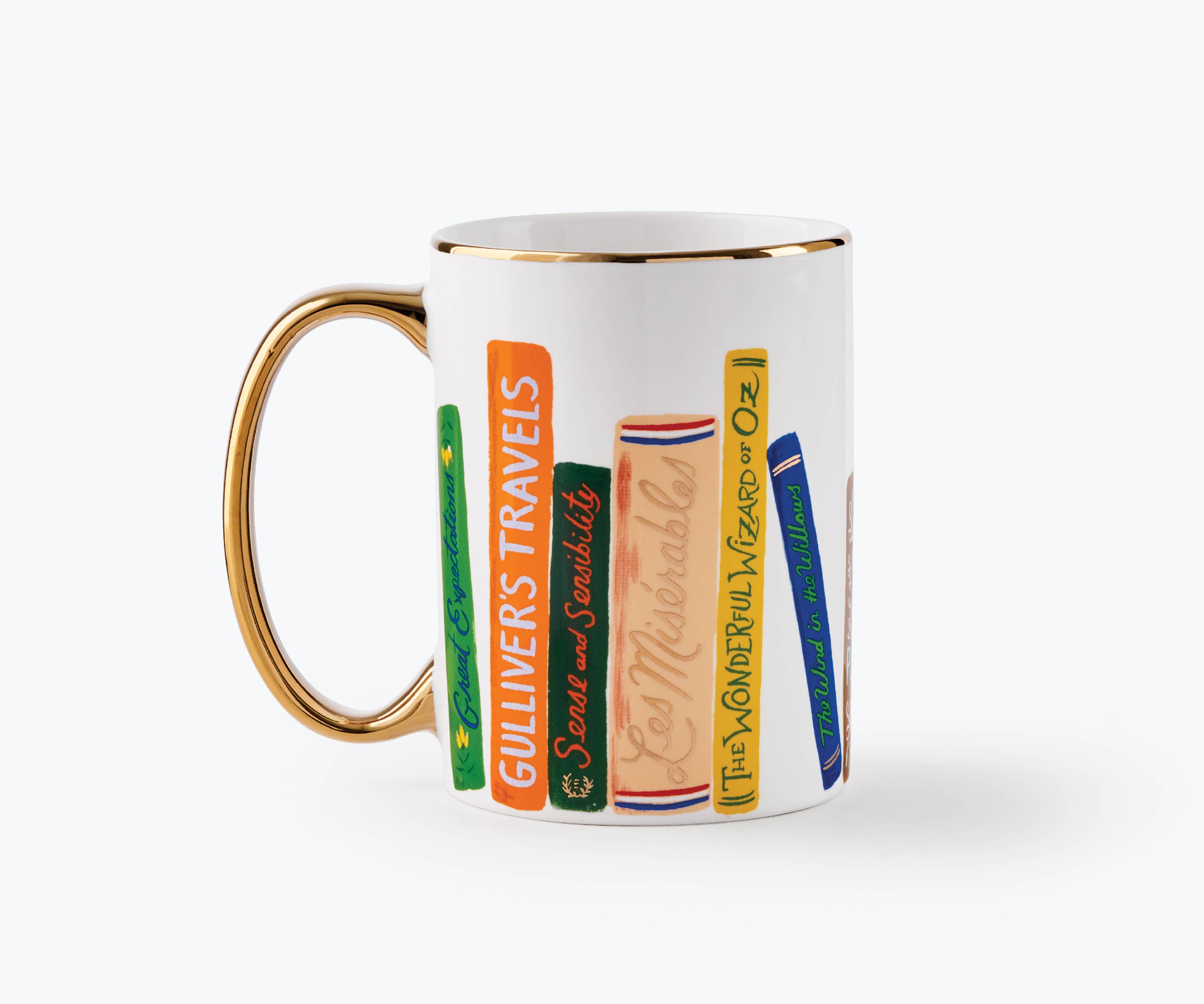 Book Club porcelain mug product photo - full view - BLVD Boutik