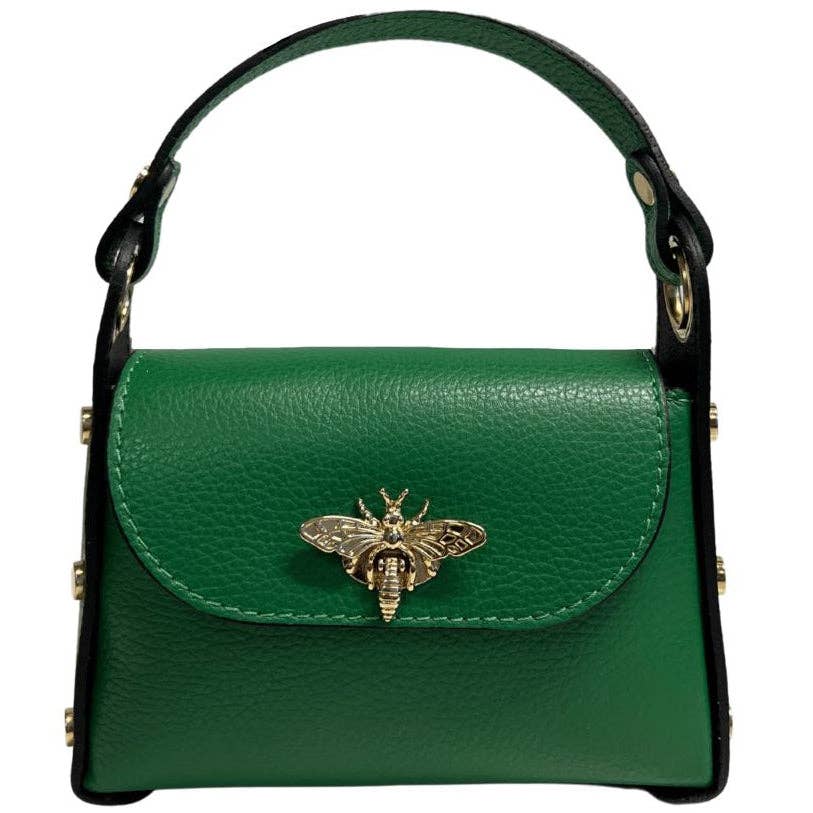 Mini Leather Bag w/Fly Closure - The BLVD