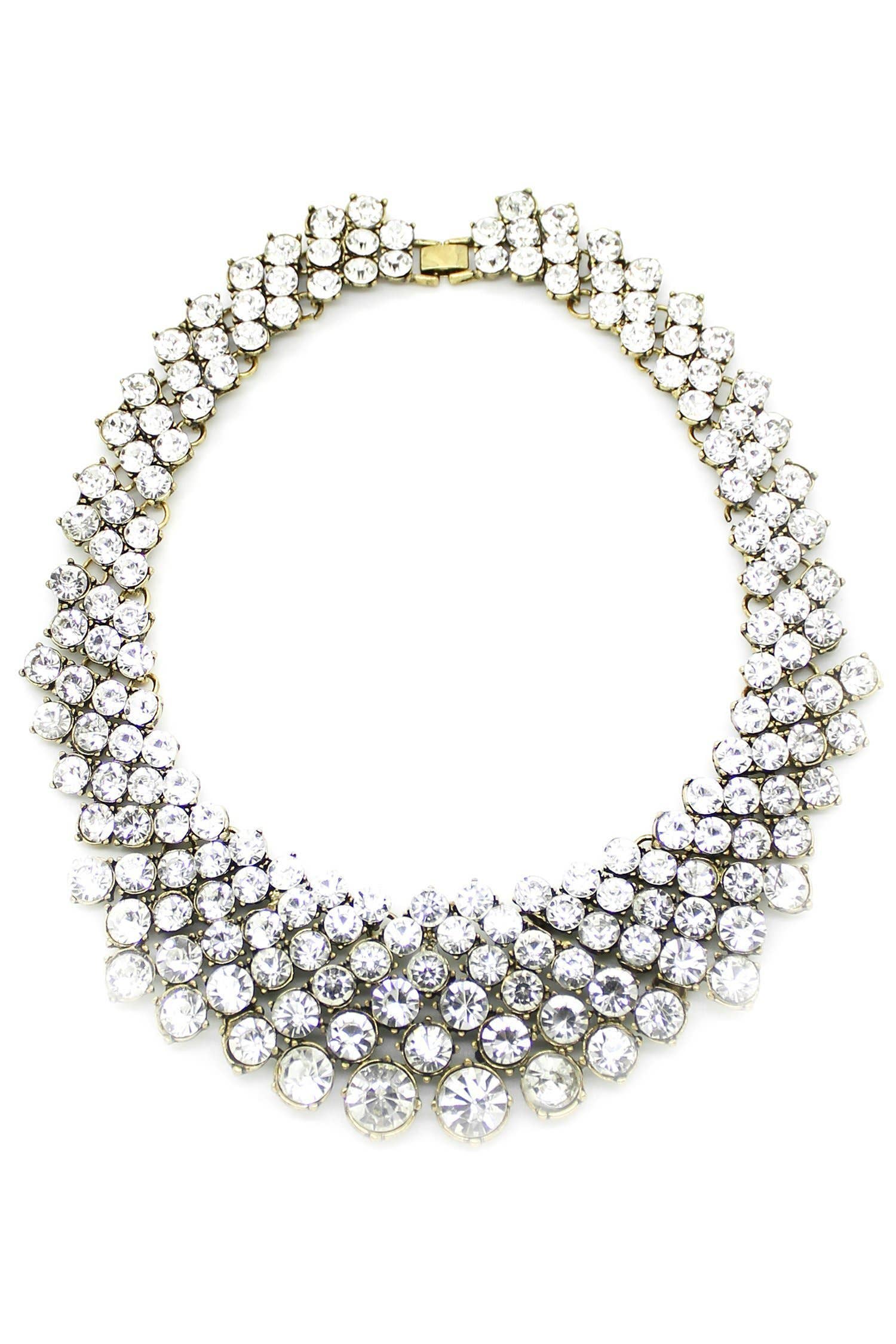 Amira Statement Necklace/Clear