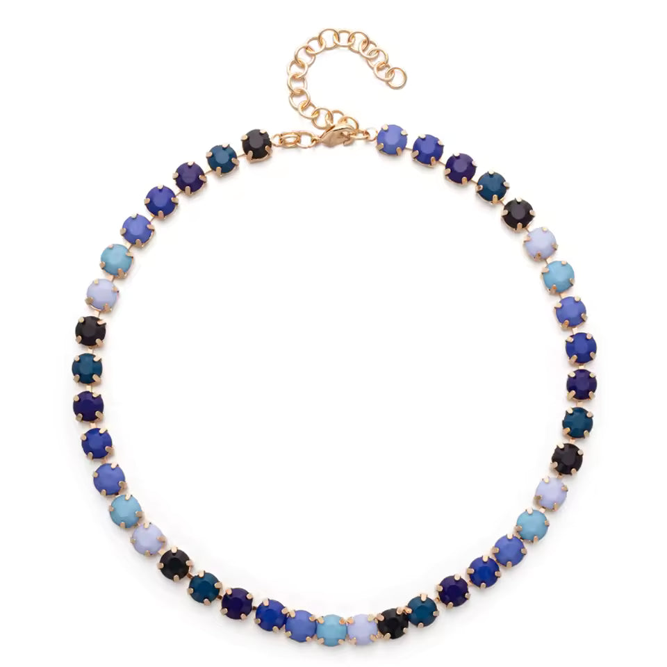 Resin stone necklace