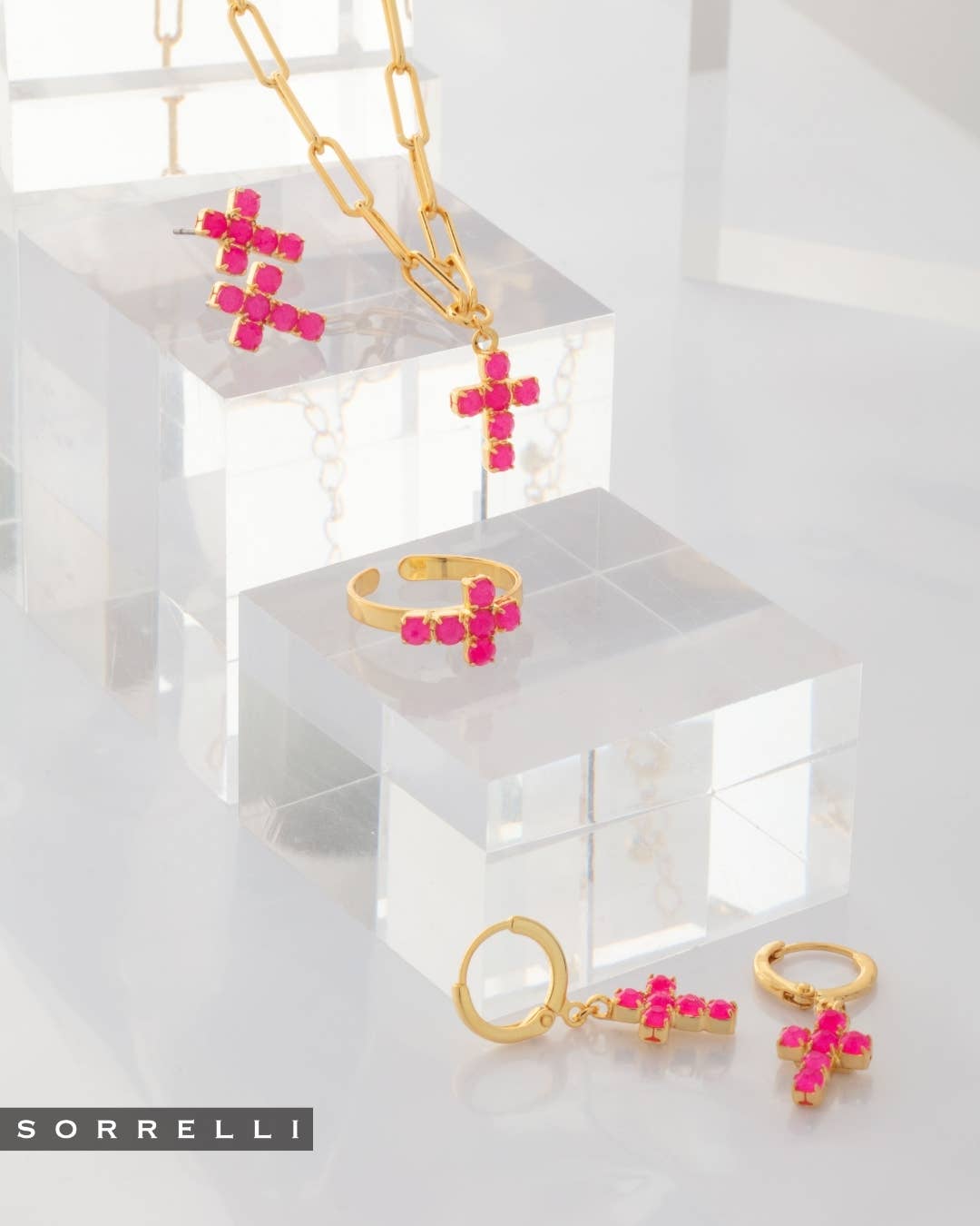 Carly Cross Band Ring